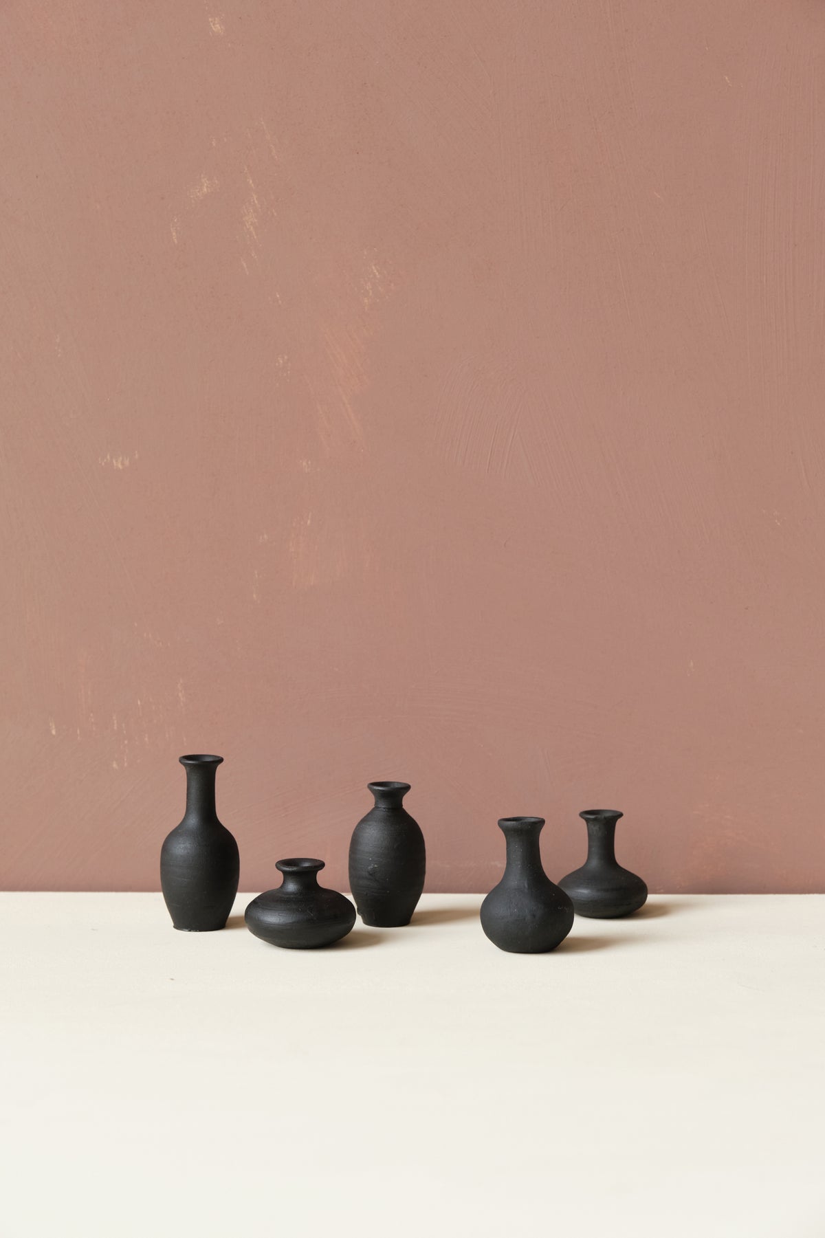 Set of Five Tiny Vessels