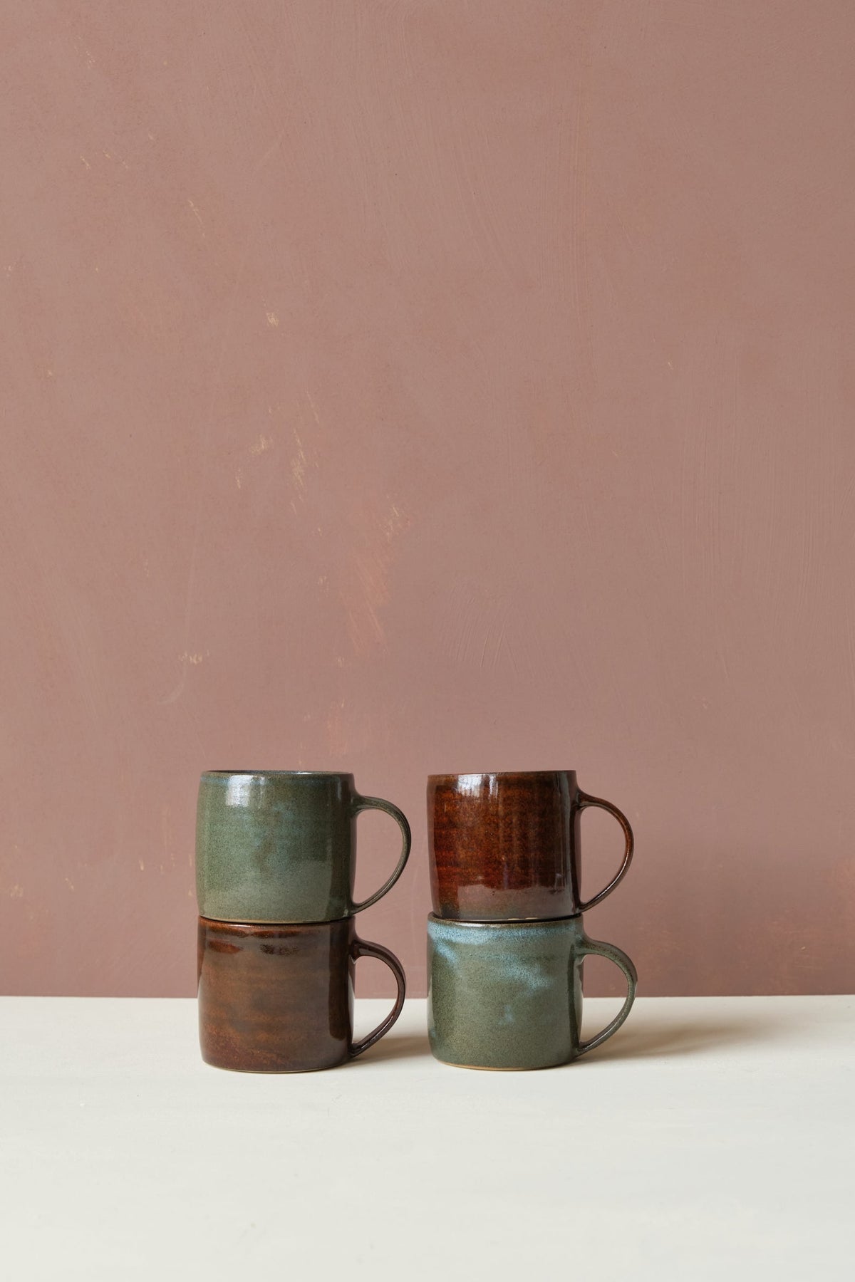 Set of Four Coffee Mugs by Juliette Makes