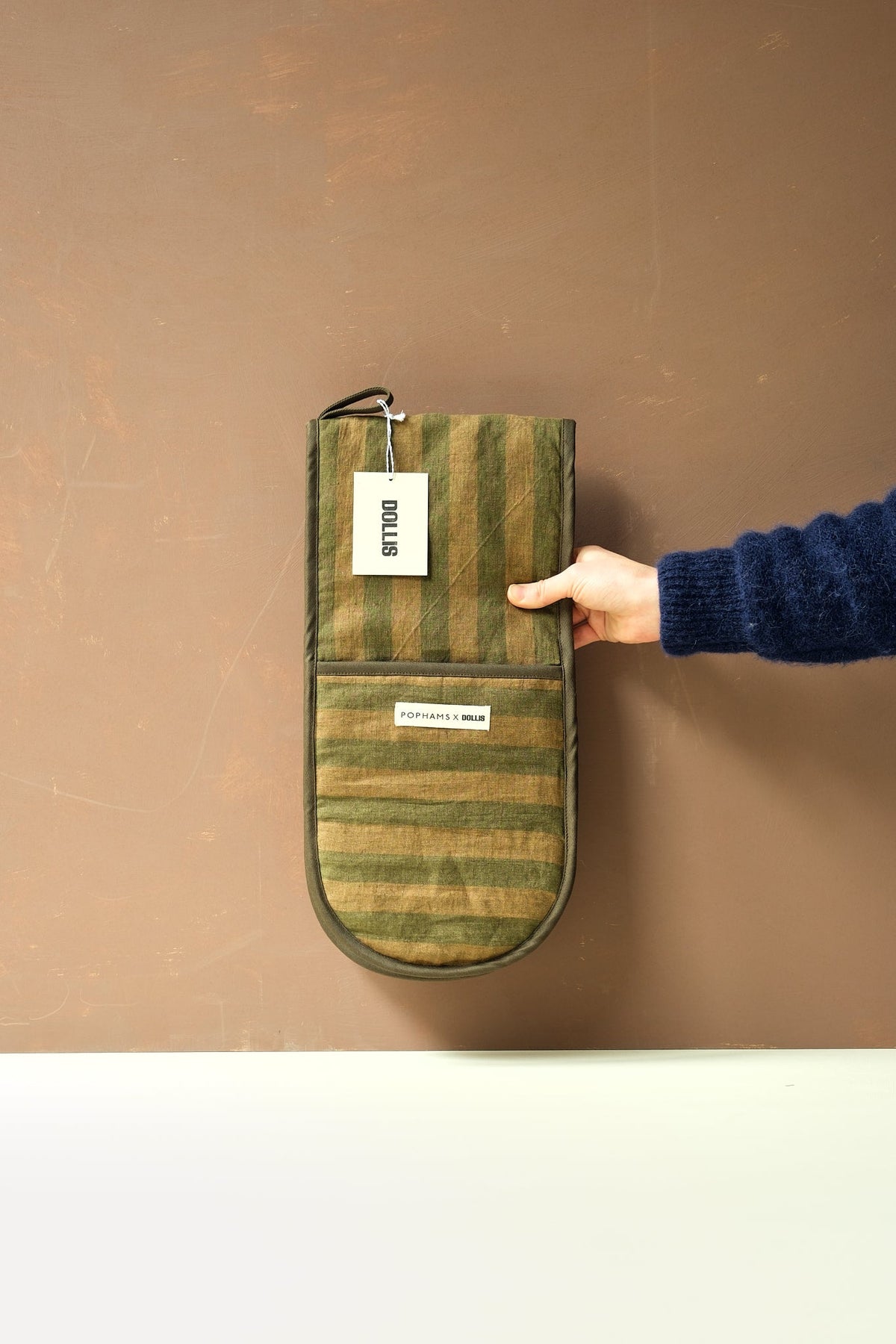 Stripe Oven Glove by Dollis x Pophams