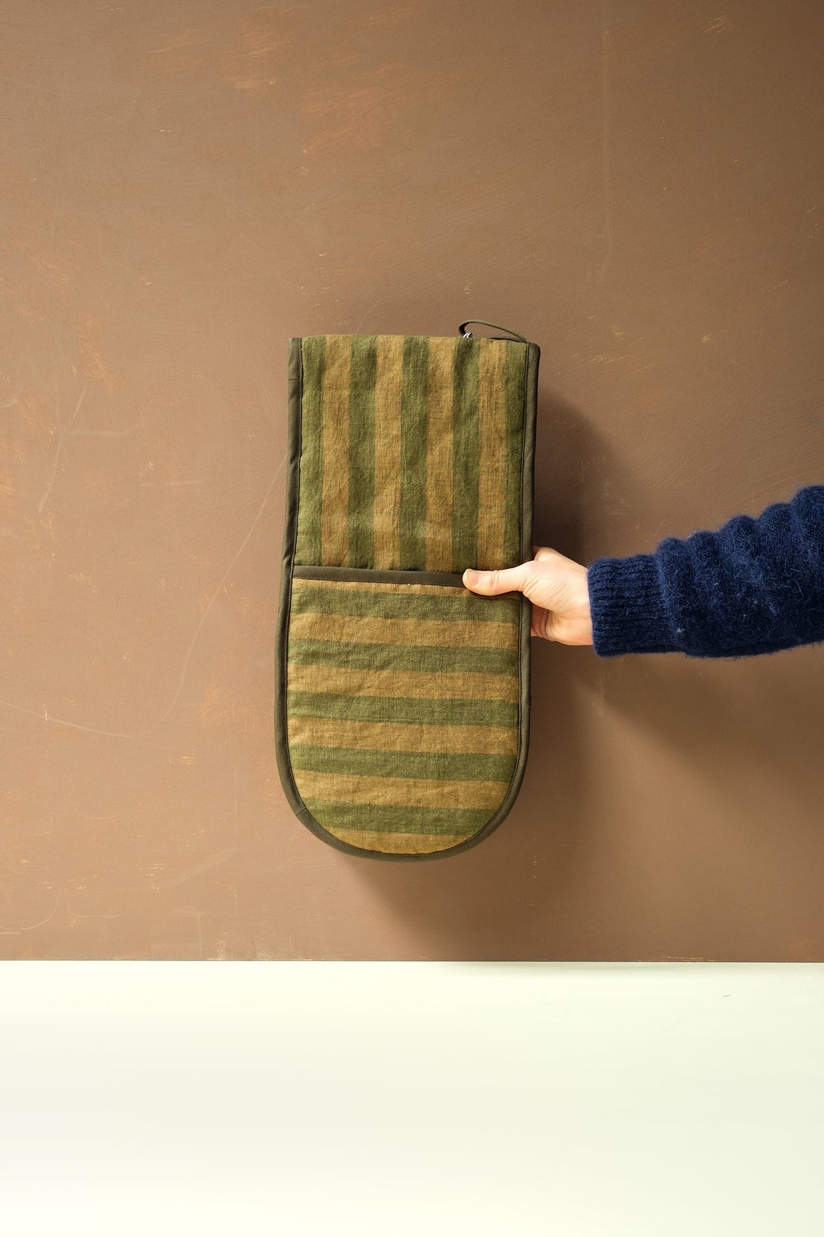 Stripe Oven Glove by Dollis x Pophams