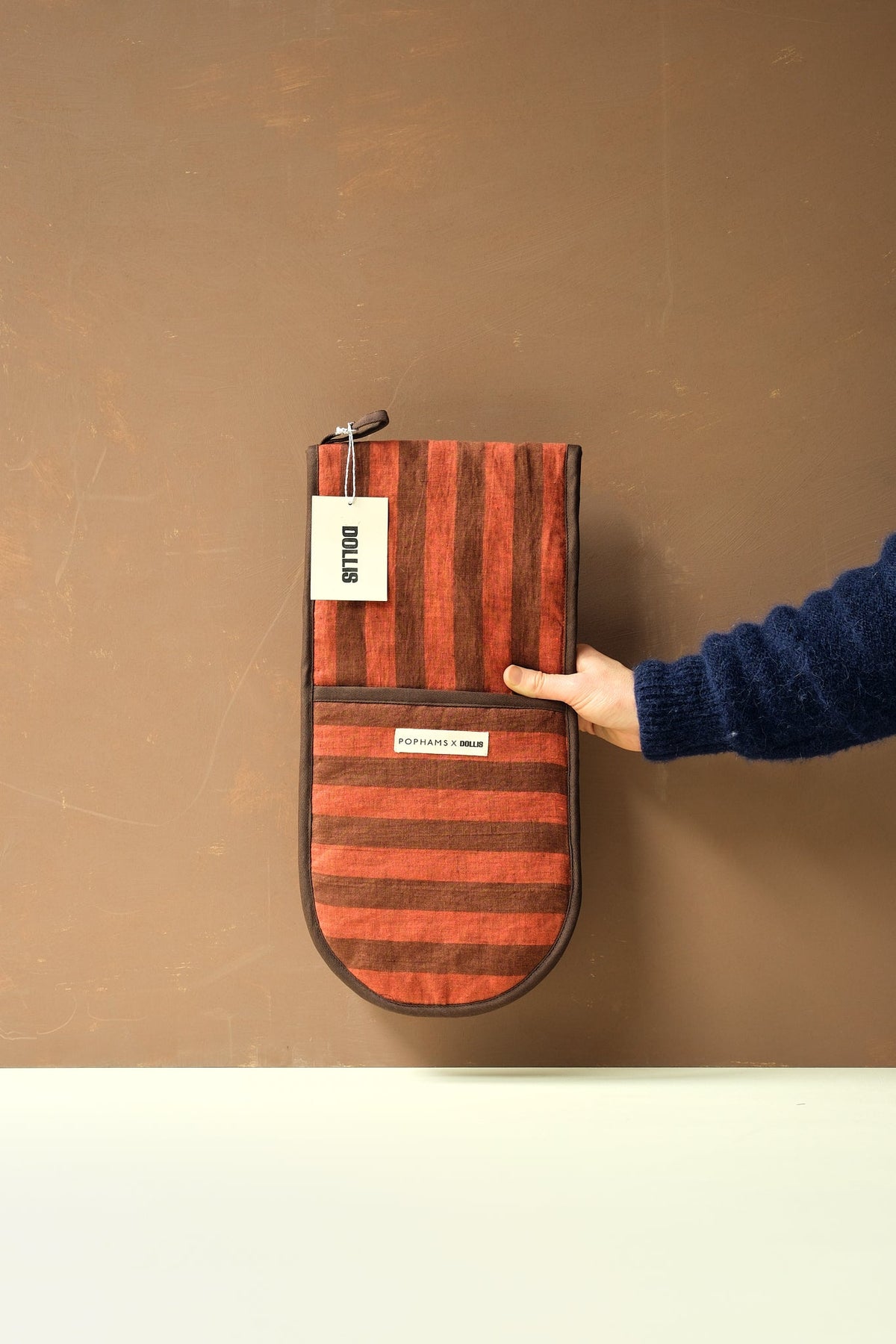 Stripe Oven Glove by Dollis x Pophams