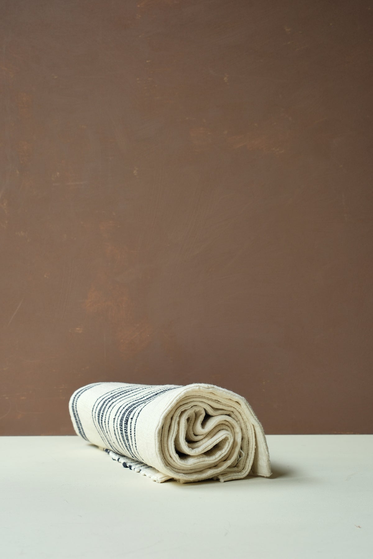 Blue Stripe Cotton Bath Mat 02