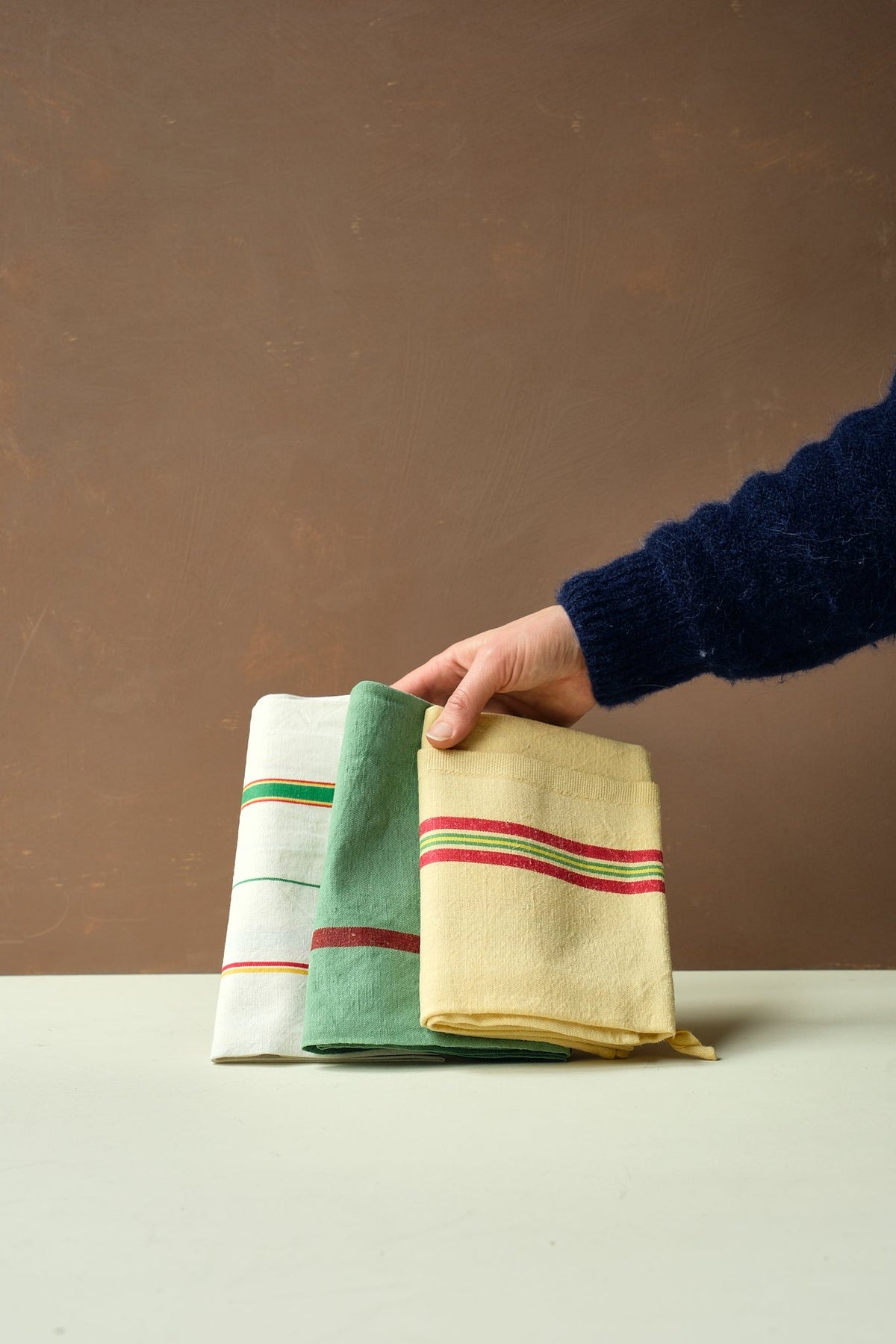 Vintage Tea Towel Trio