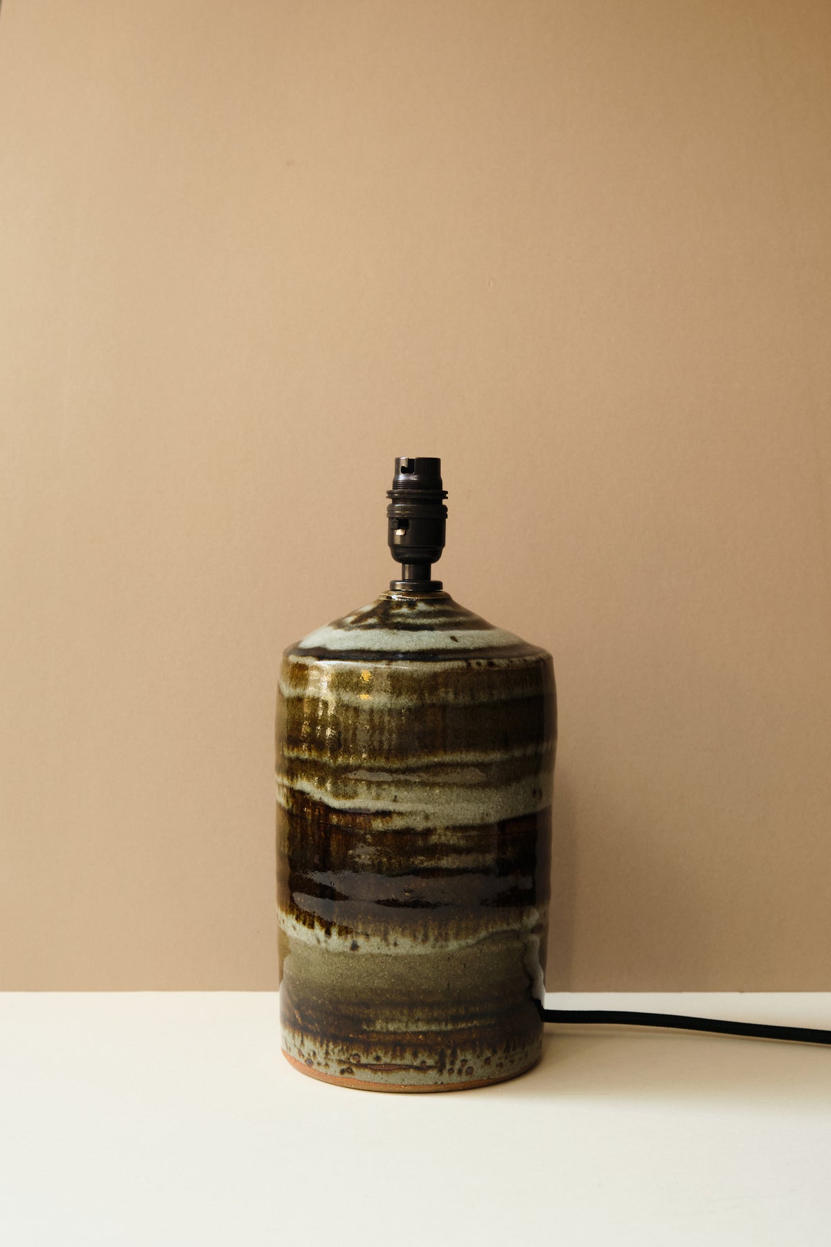 Striped Ceramic Lamp