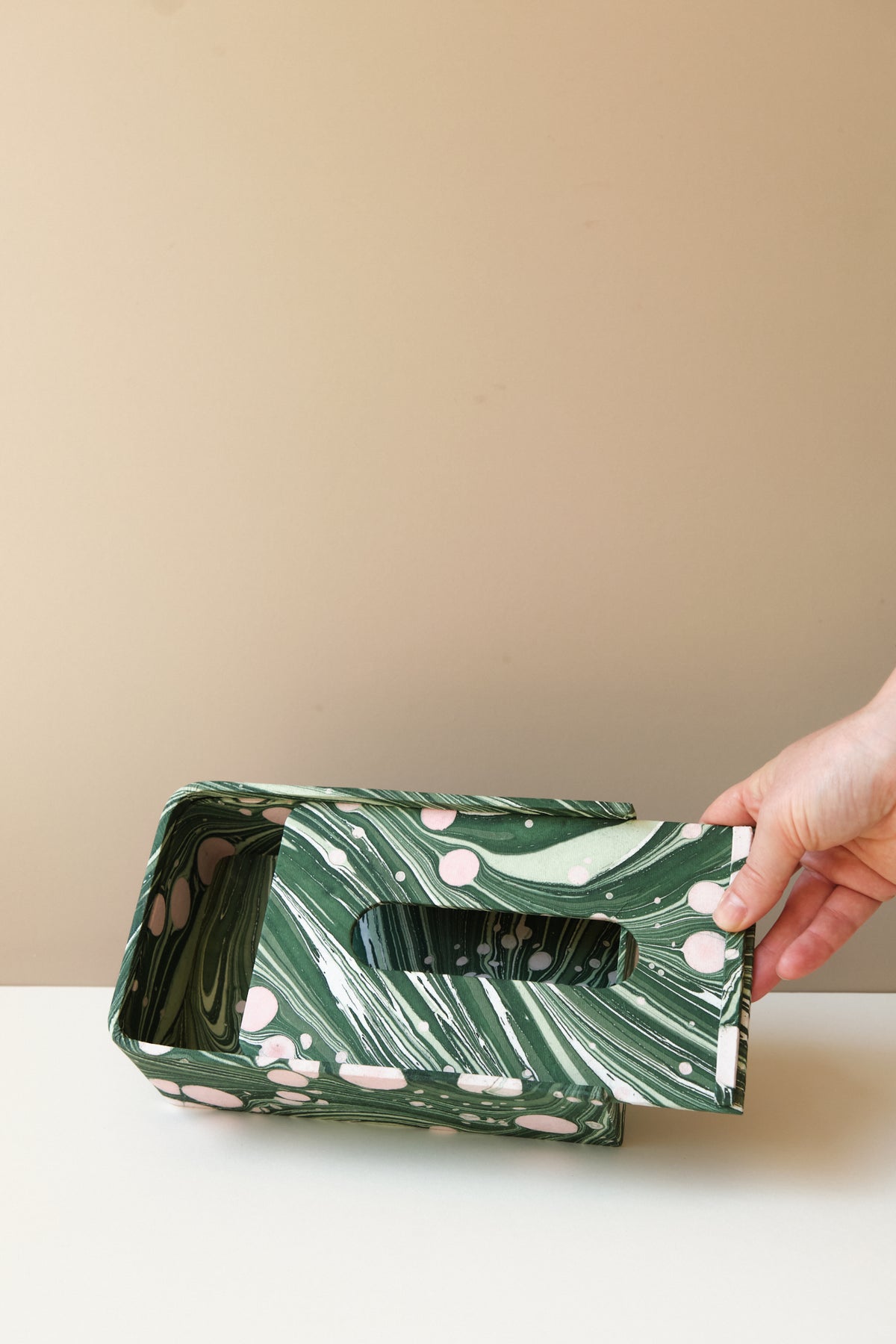 Rectangular Marble Tissue Box