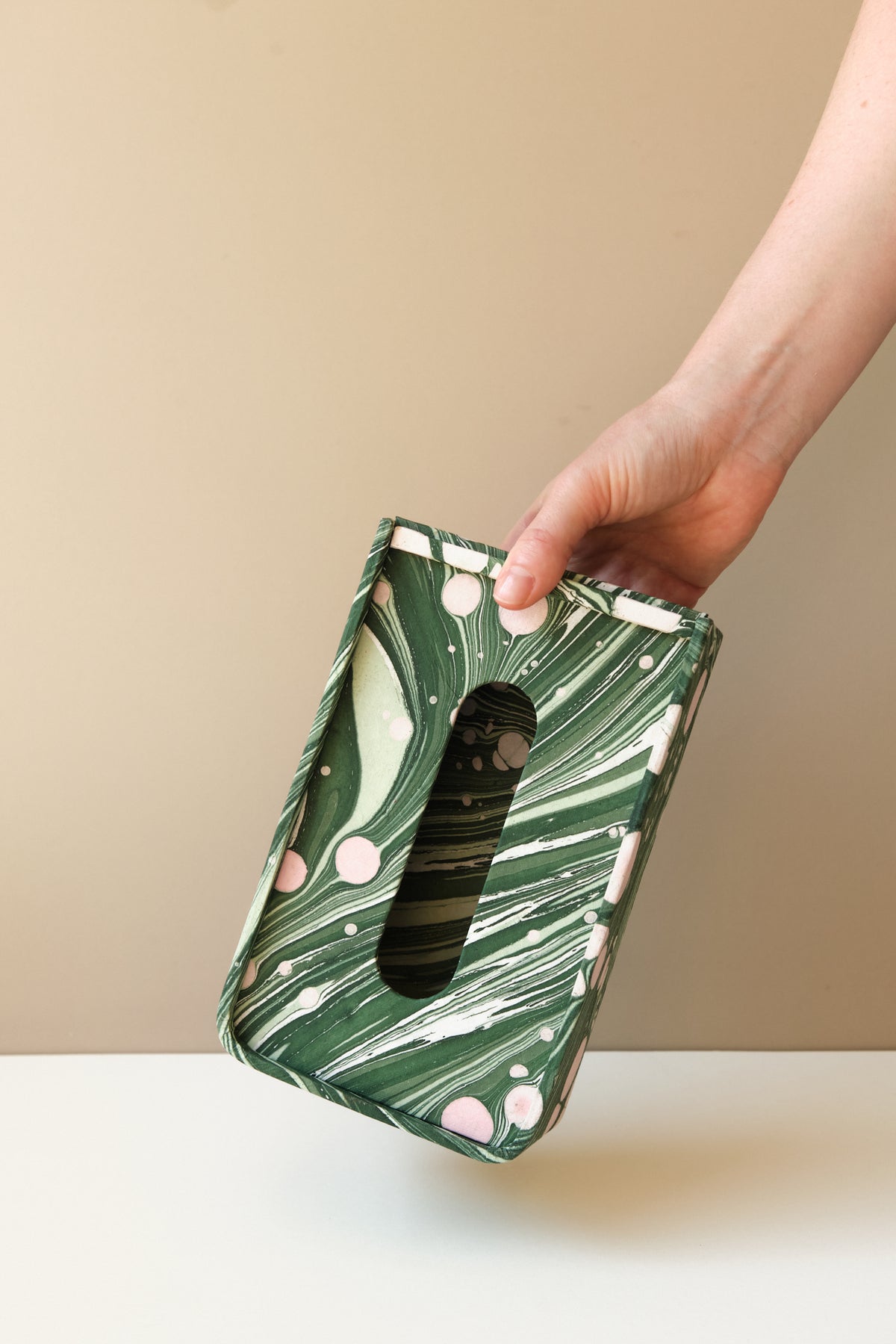 Rectangular Marble Tissue Box