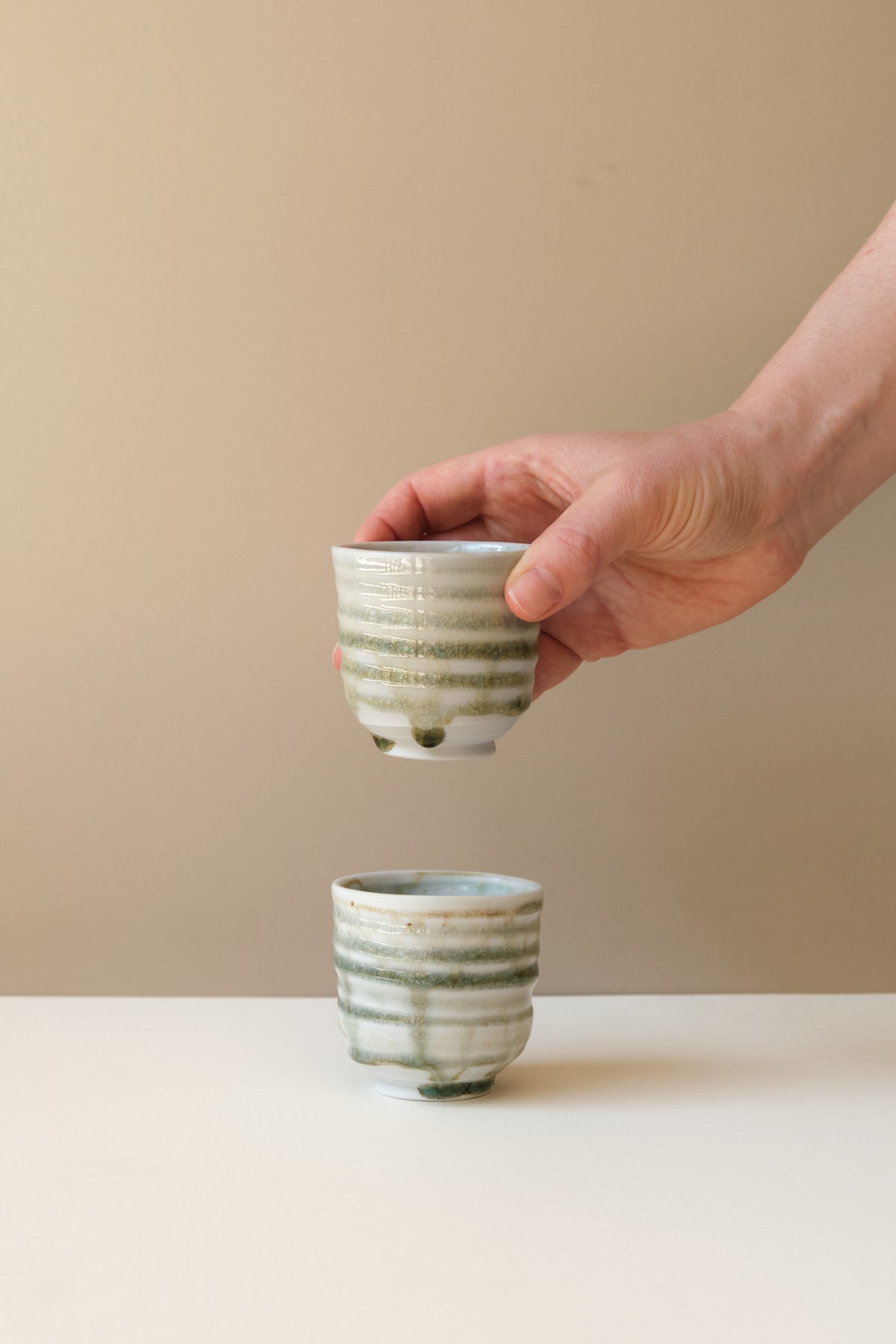 Porcelain Swirl Cortado Cup