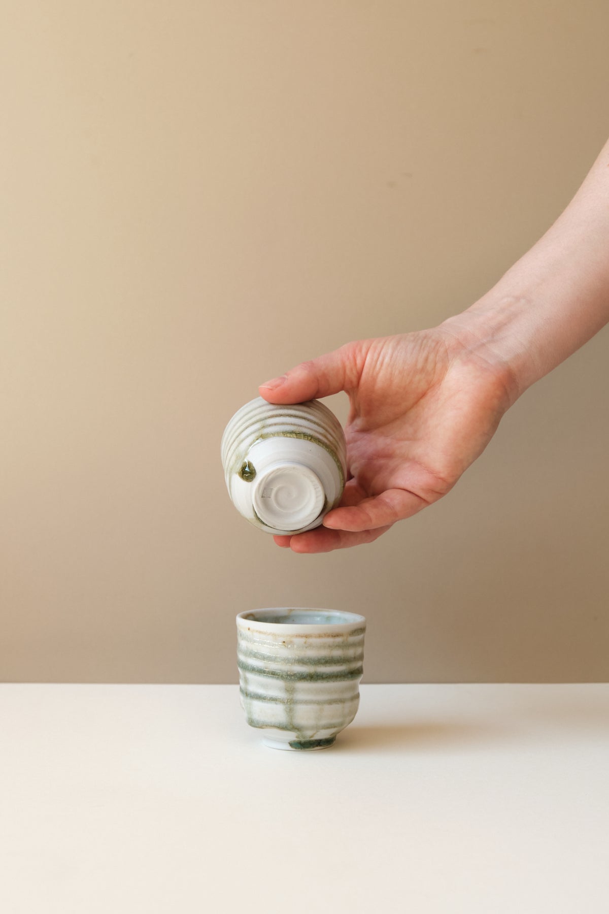 Porcelain Swirl Cortado Cup