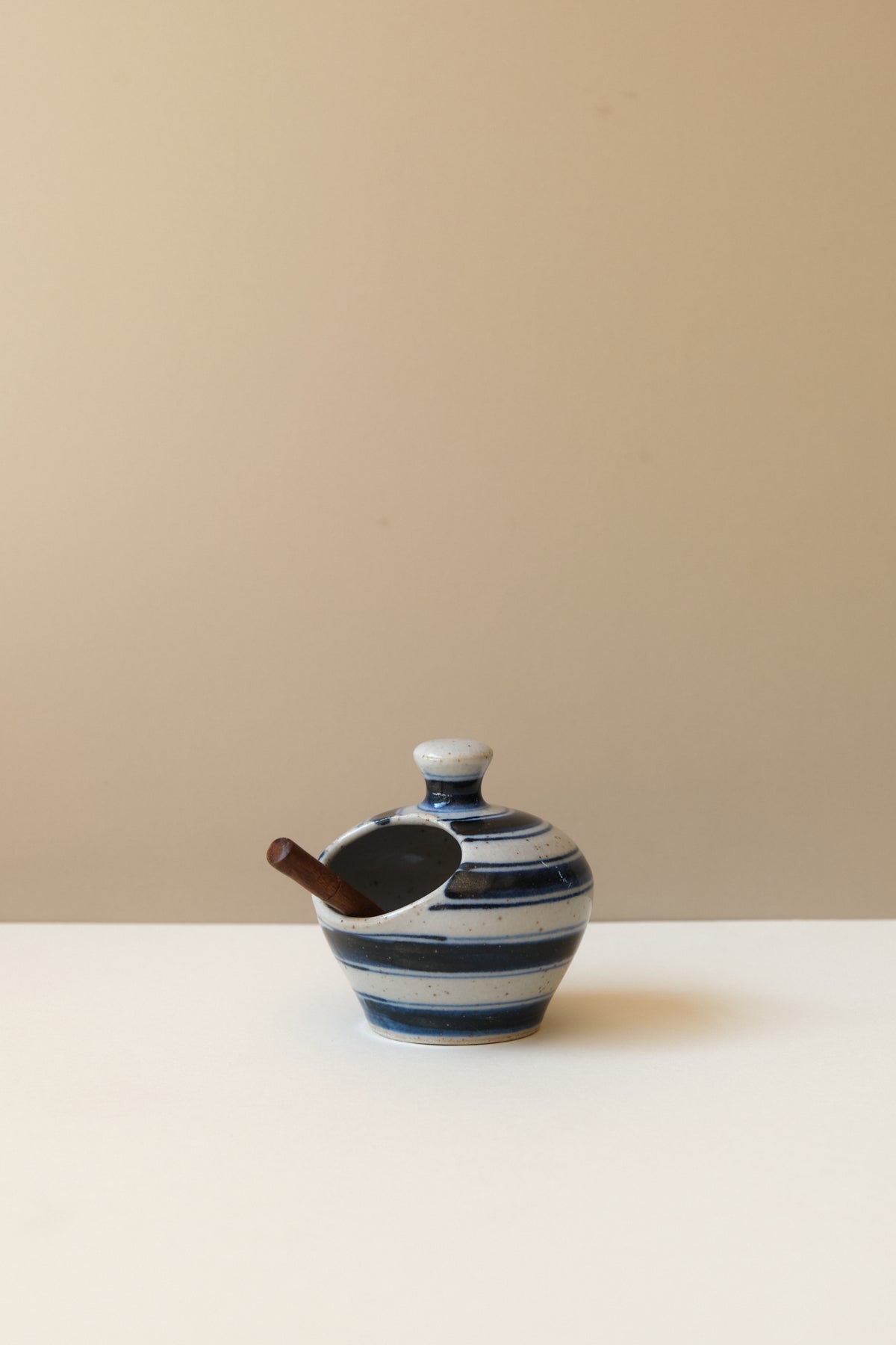 Breton Stripe Salt Pig