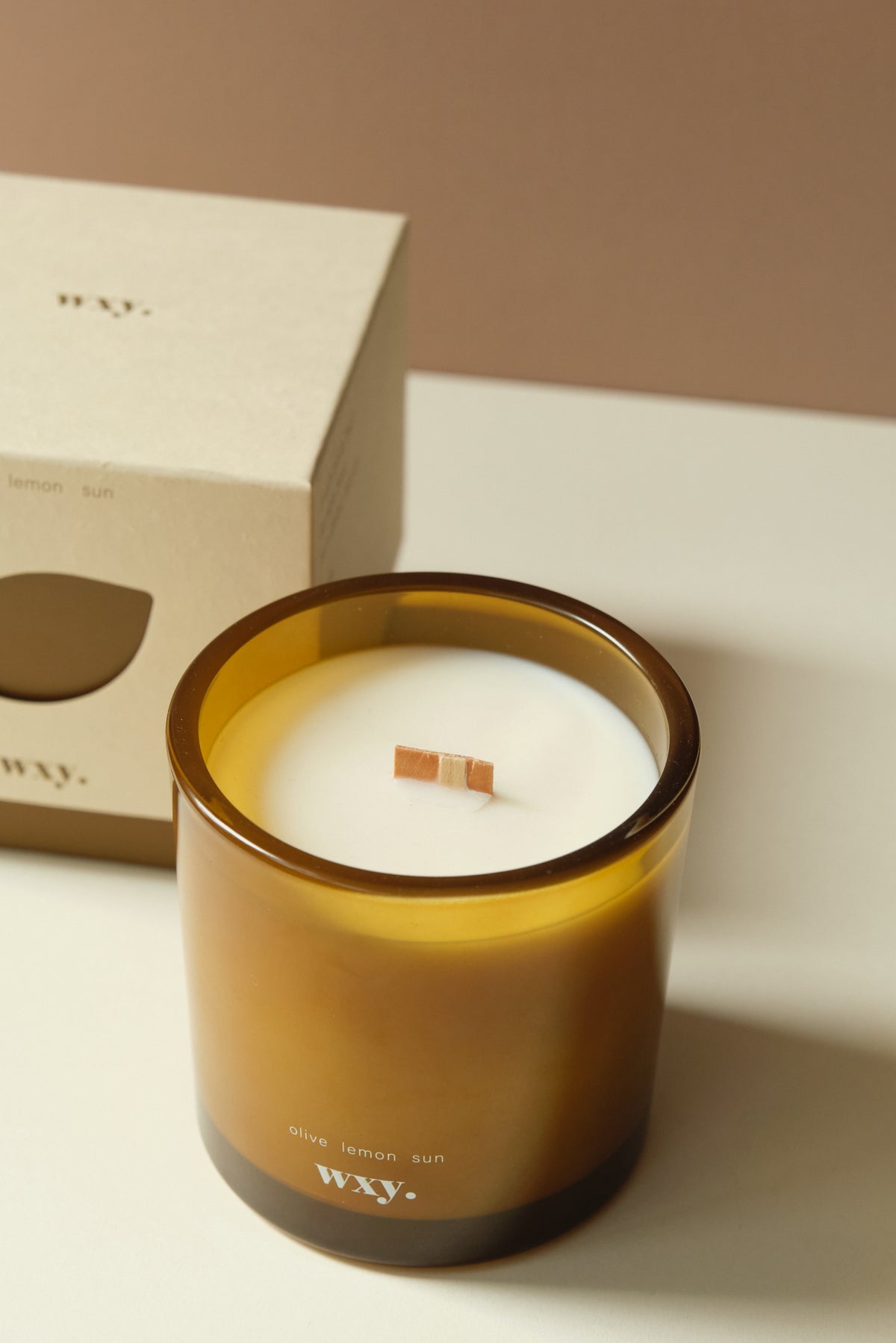 Olive & Lemon Scented Candle
