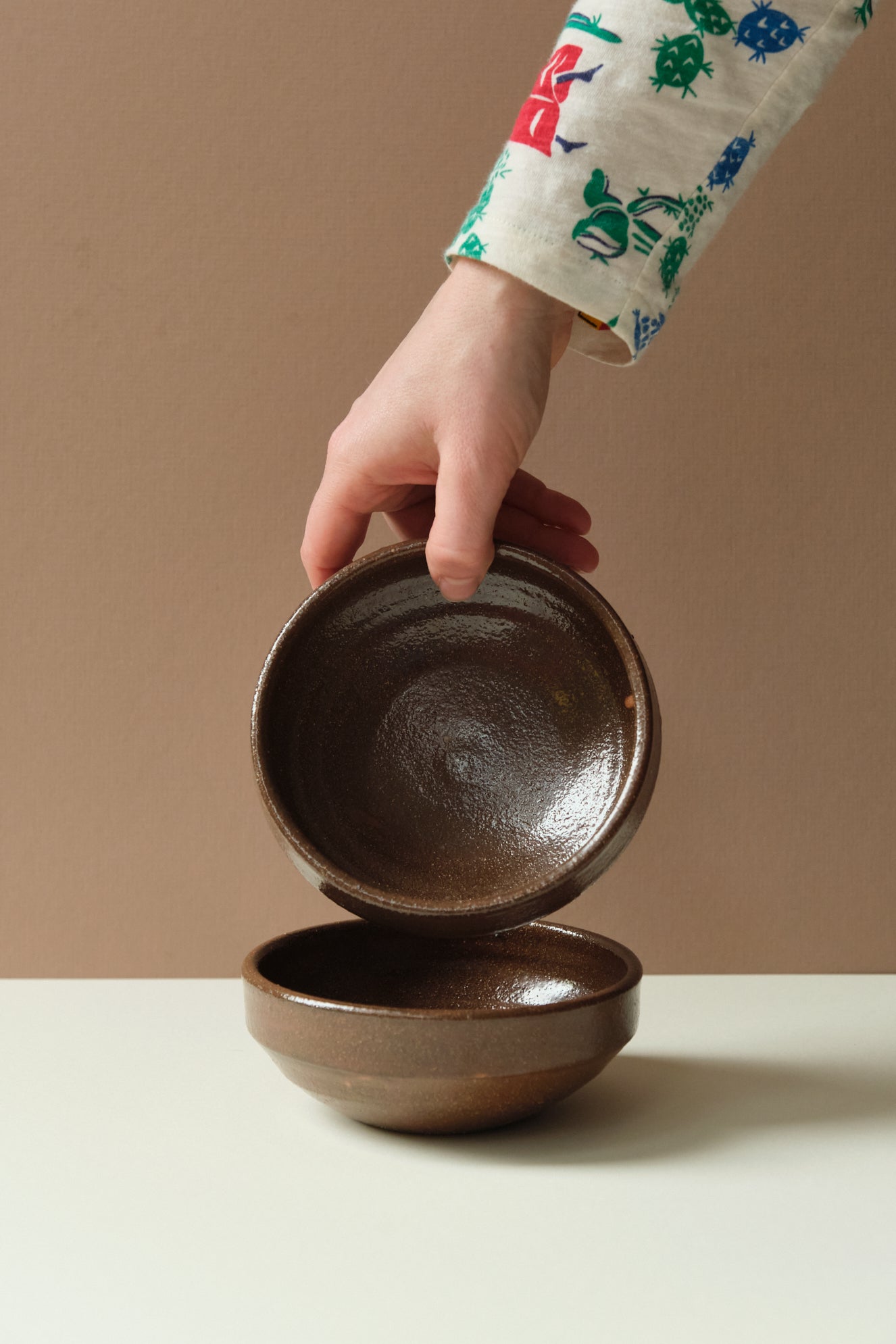 Small Dark Brown Glaze Bowl