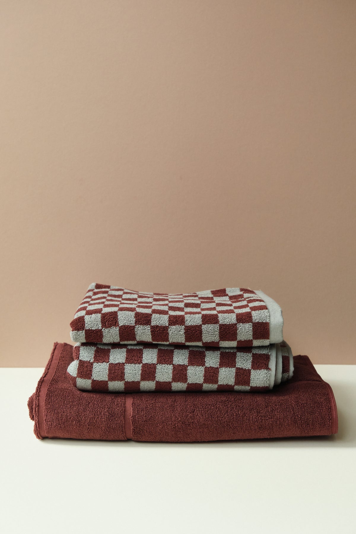 Burgundy Cotton Bath Towel