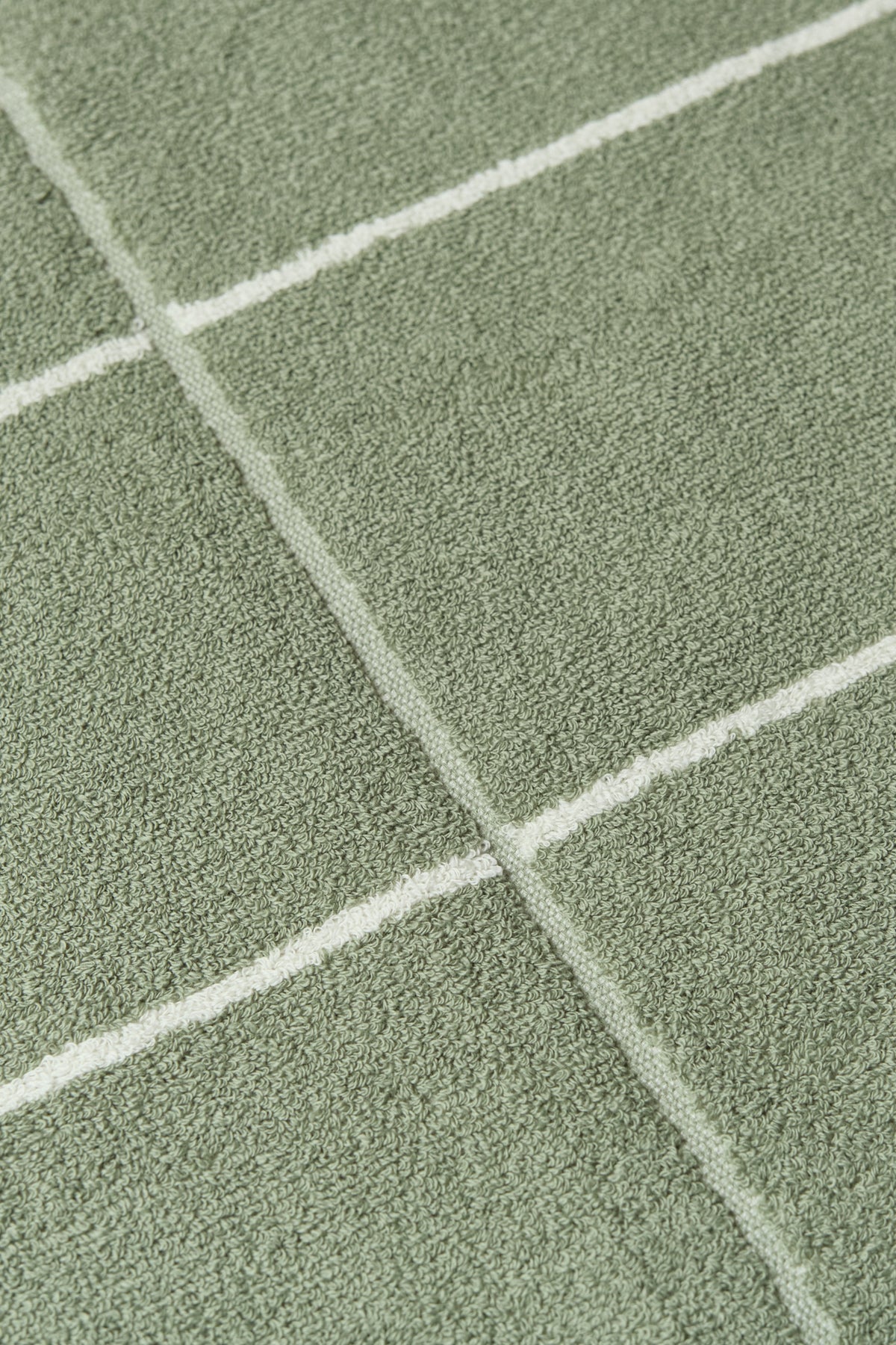 Grid Pattern Cotton Bath Towels