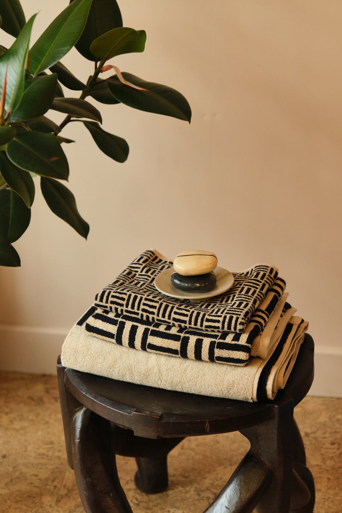 Monchrome Cotton Towels