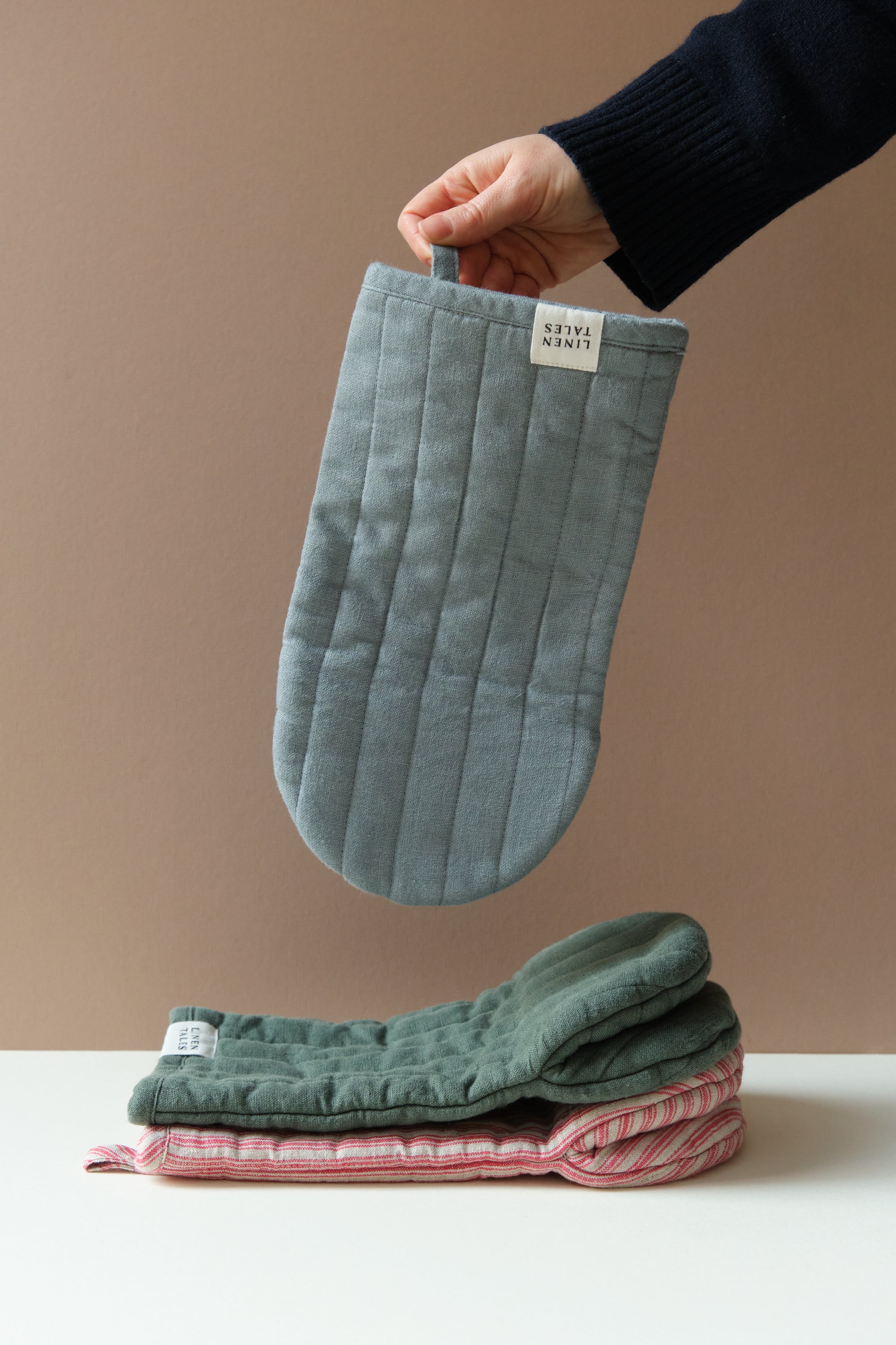 Linen Oven Gloves
