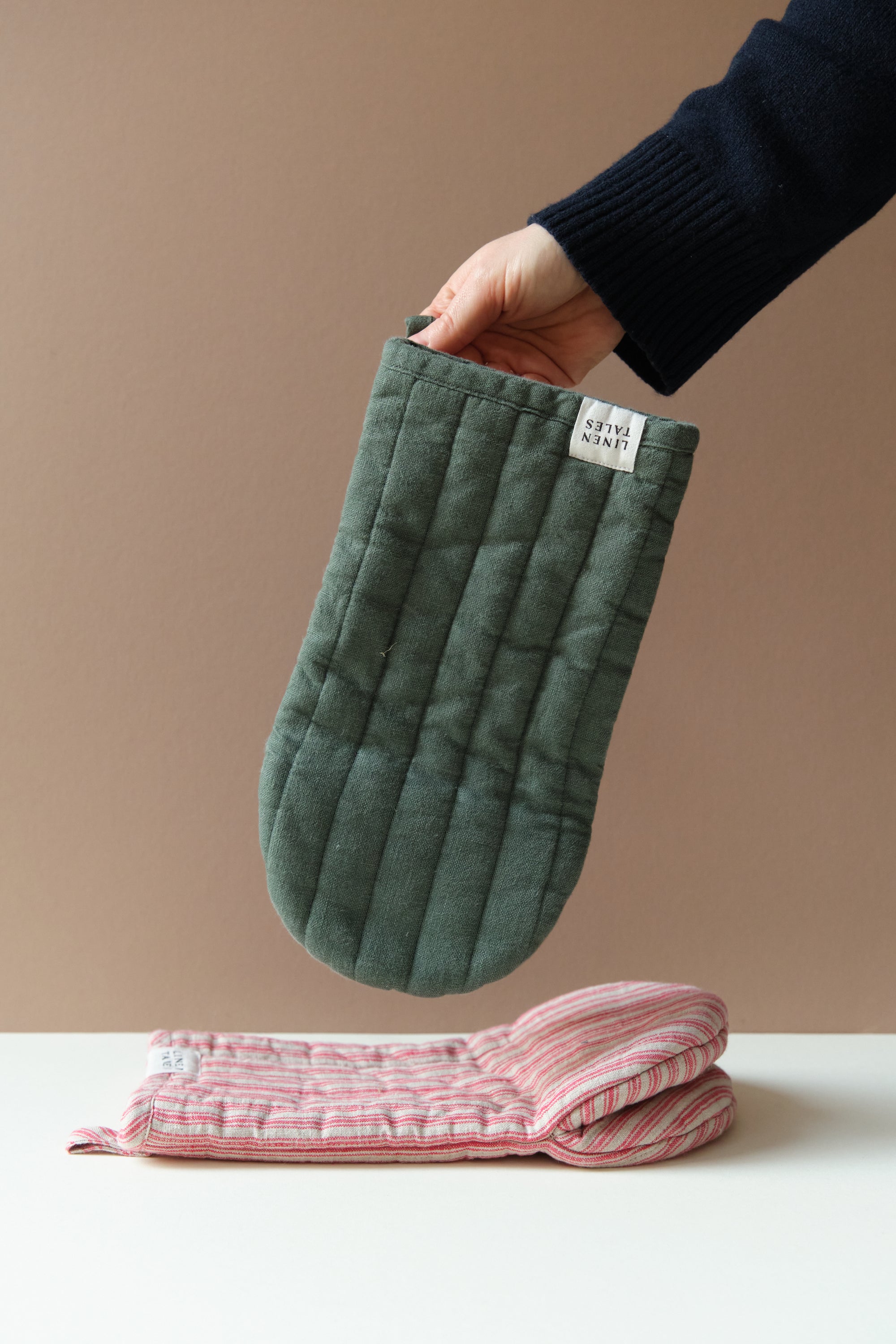 Linen Oven Gloves