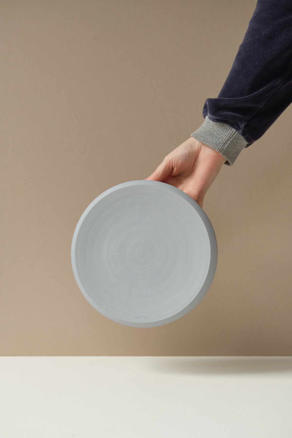 Medium Light Blue Serving Bowl