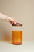 Small Hammered Glass Cannister