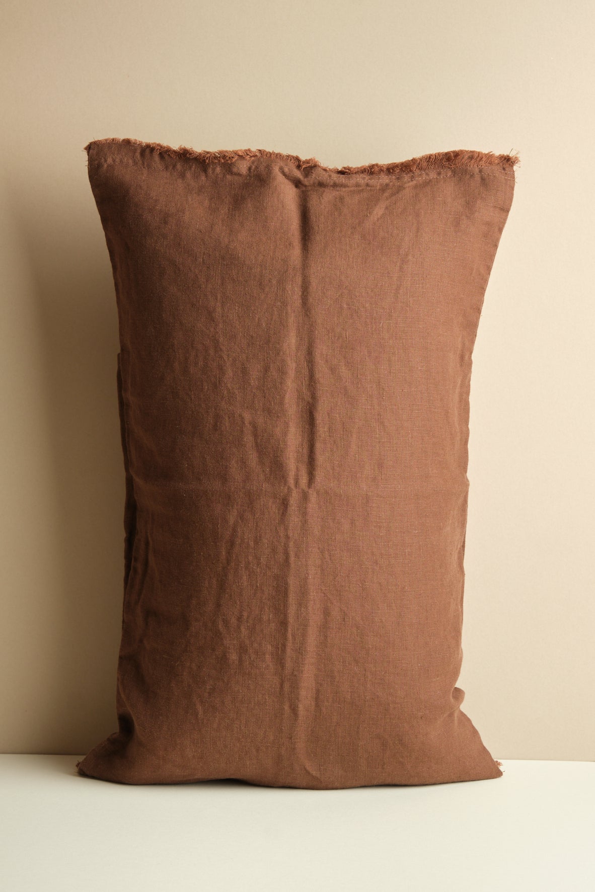 Chocolate Brown Rectangular Cushion