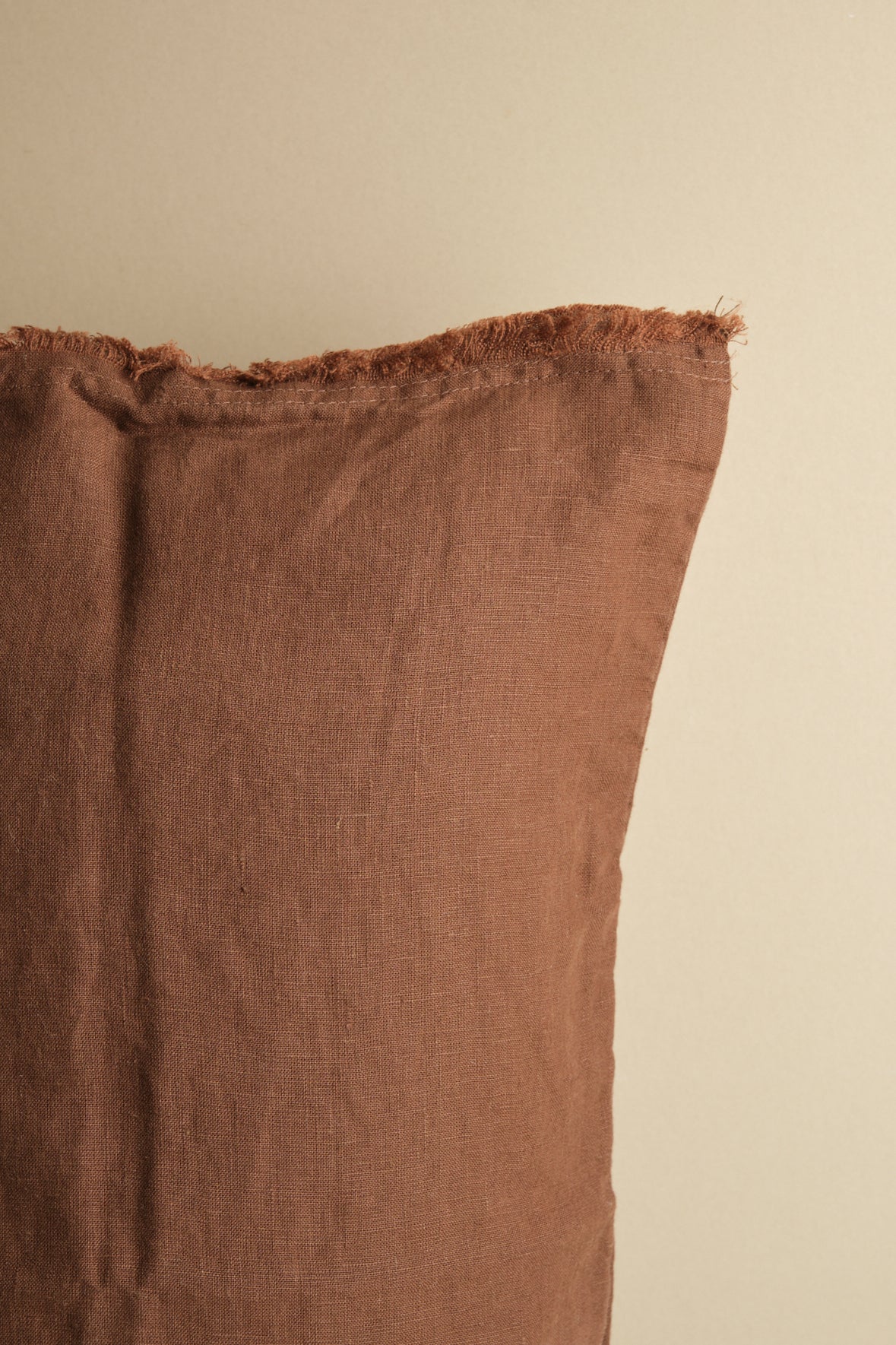 Chocolate Brown Rectangular Cushion