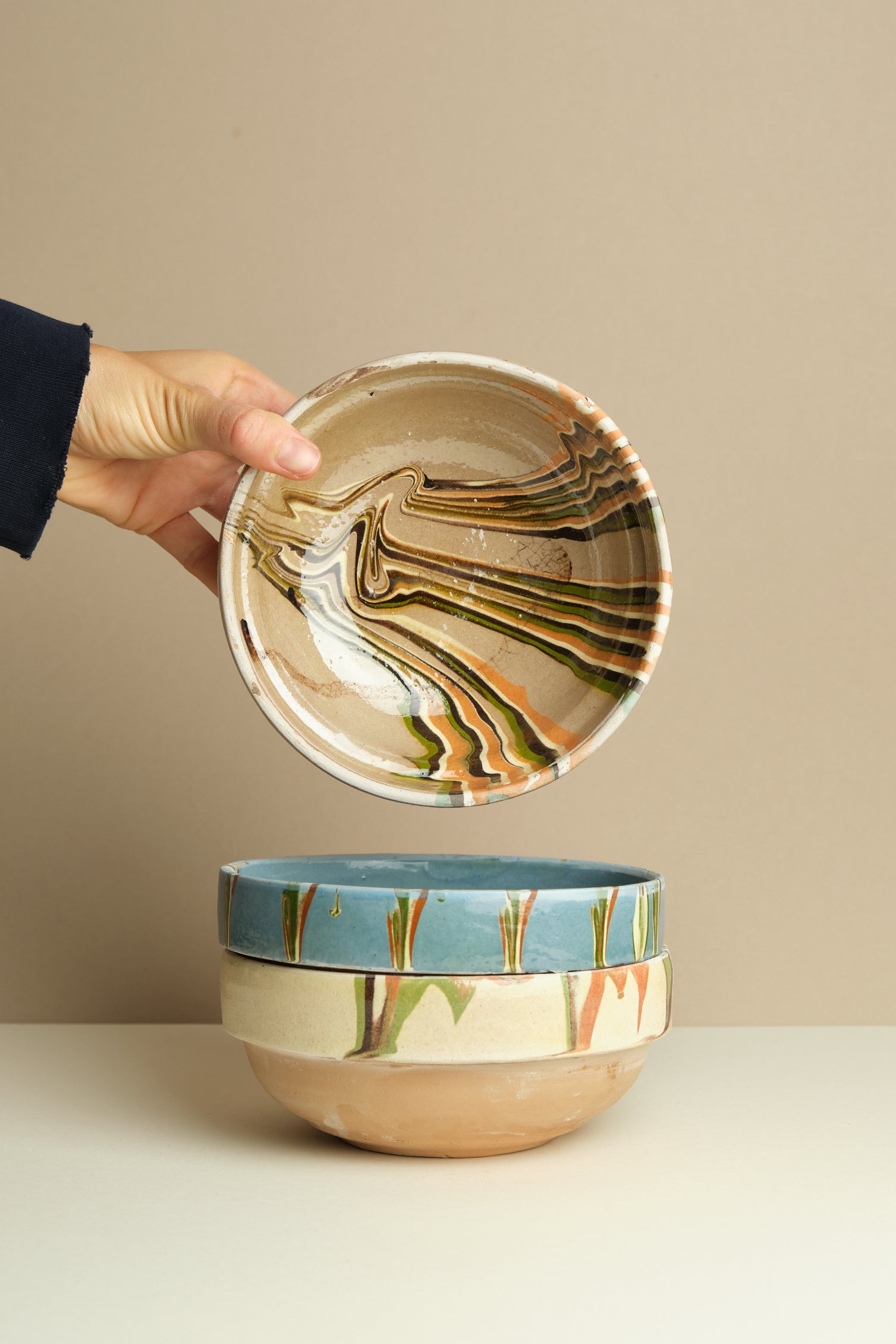 Antique Marble Bowl