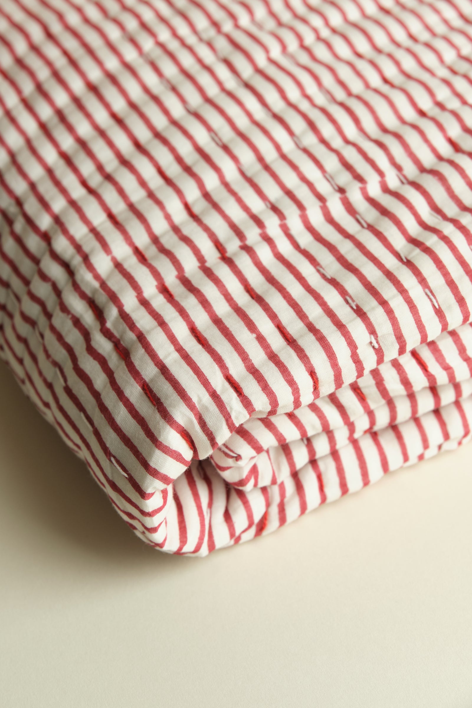 Block Printed Baby Quilt