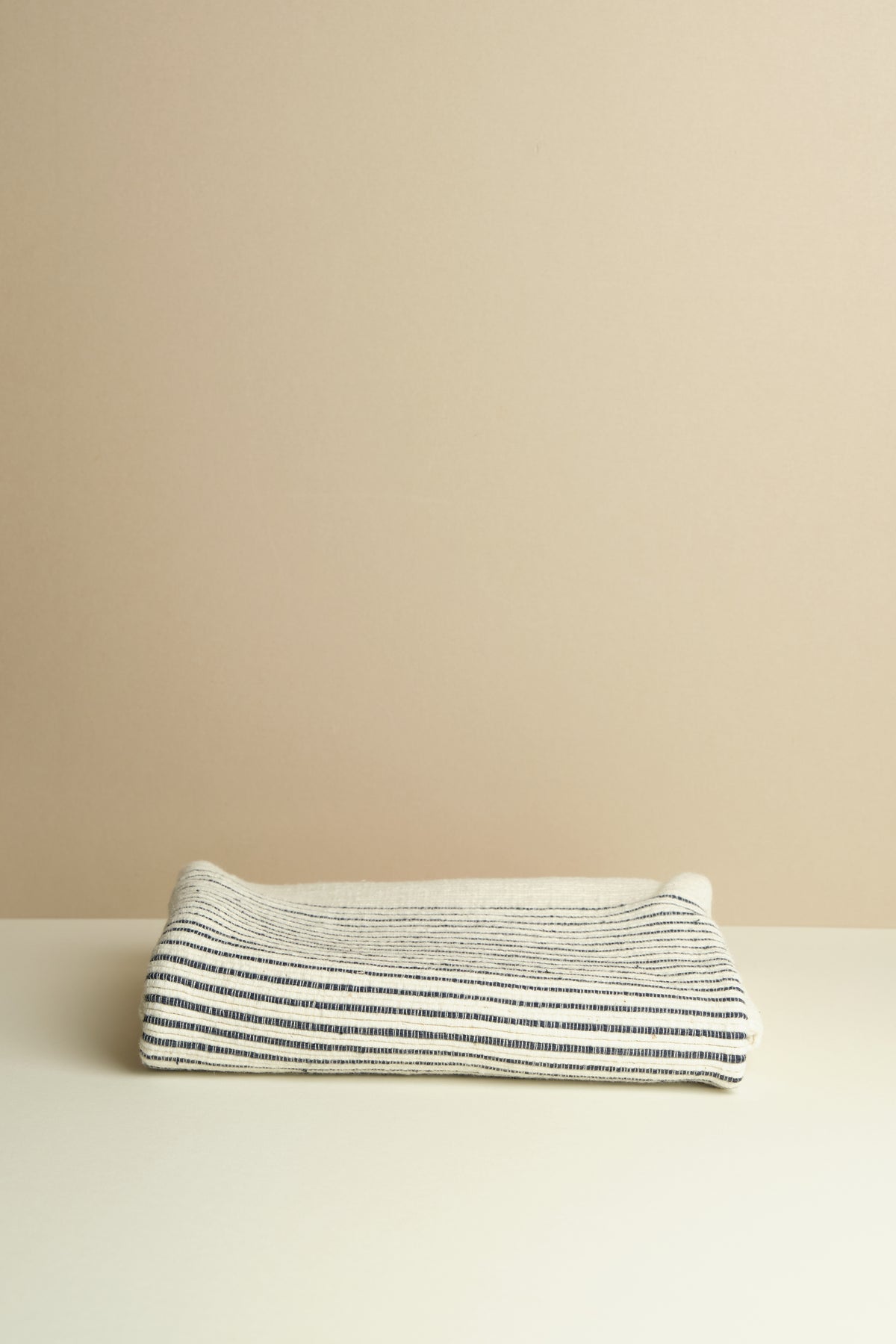 Blue Stripe Cotton Bath Mat 01