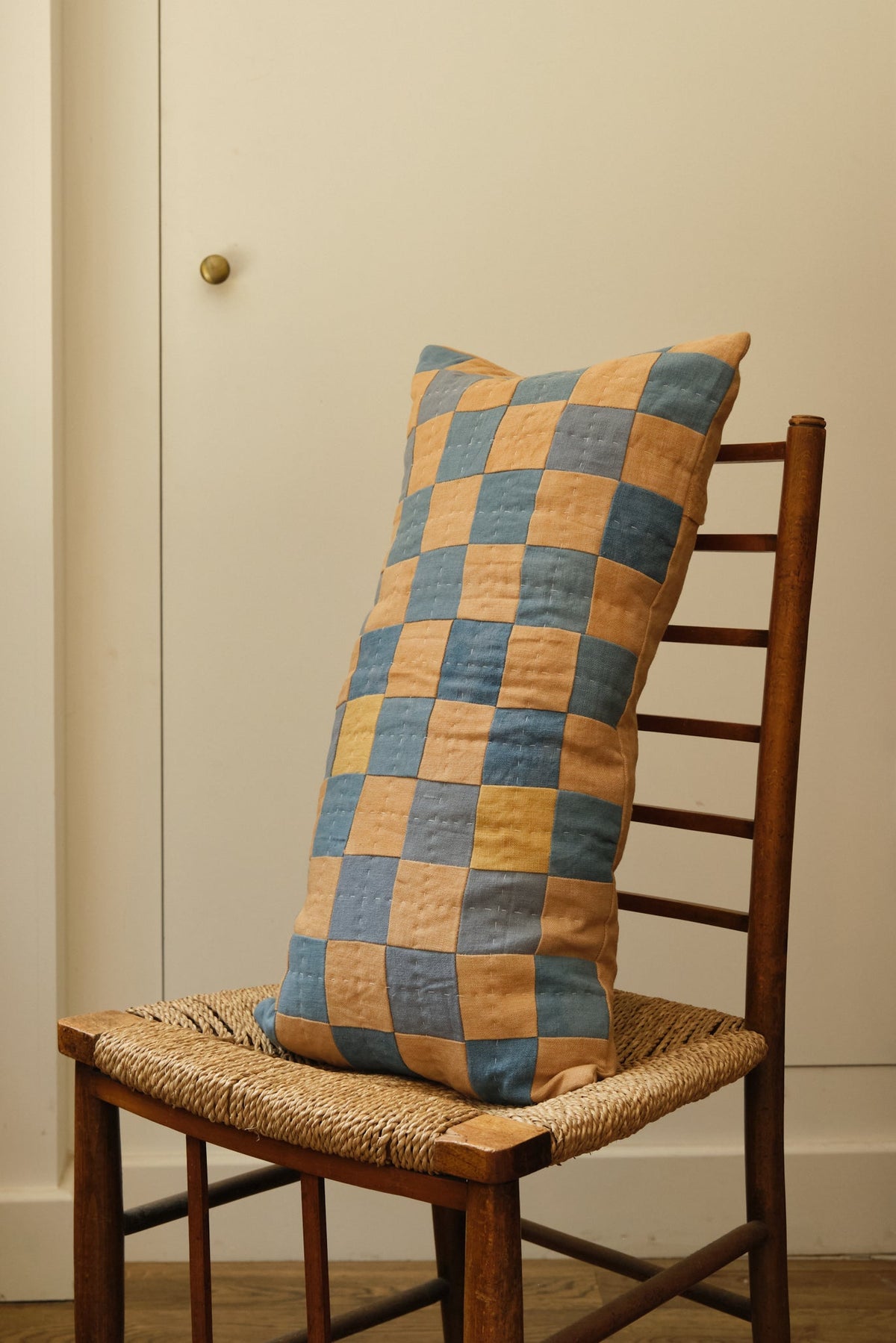 Rectangular Checked Cushion - Eldorado