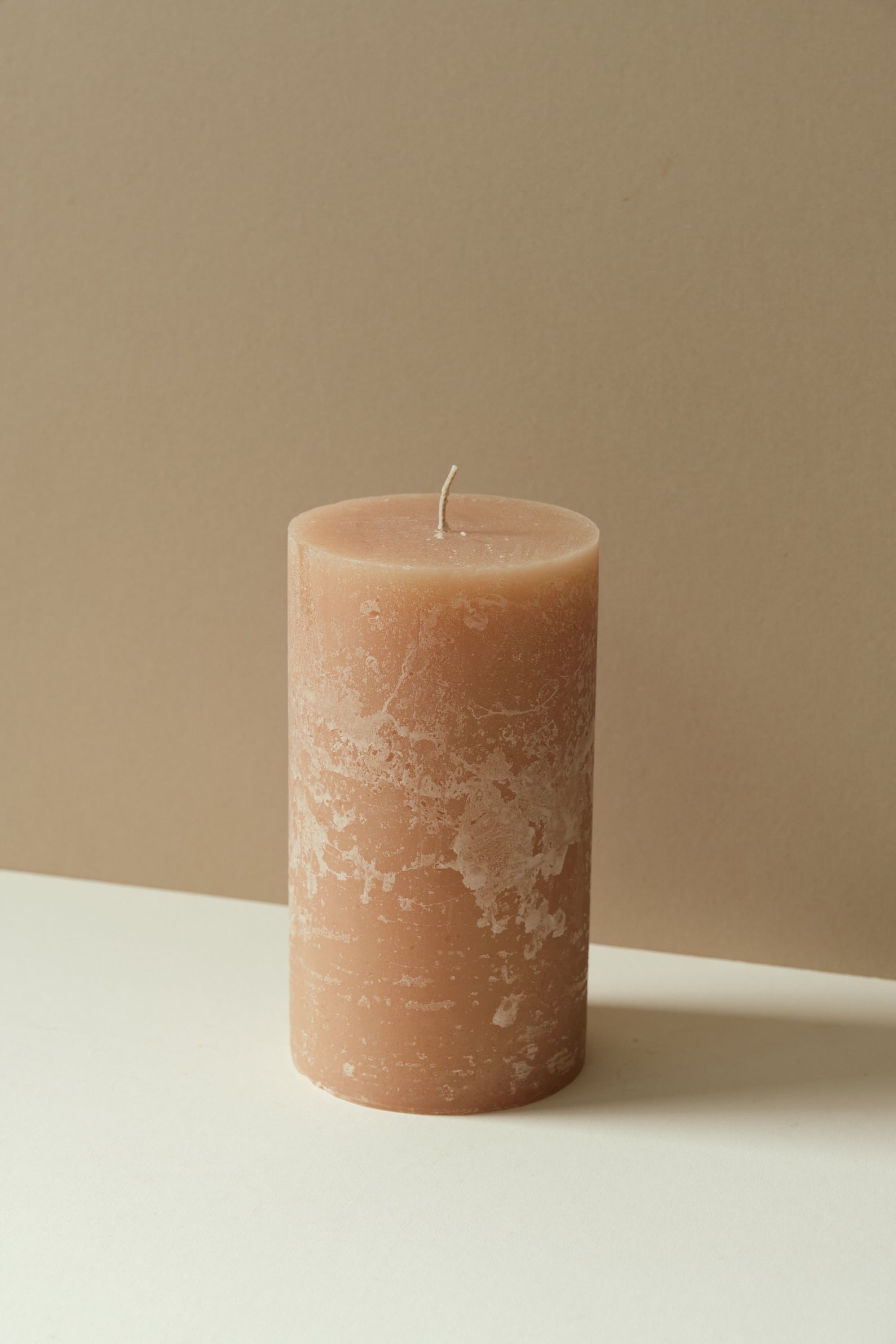 Rustic Pillar Candle