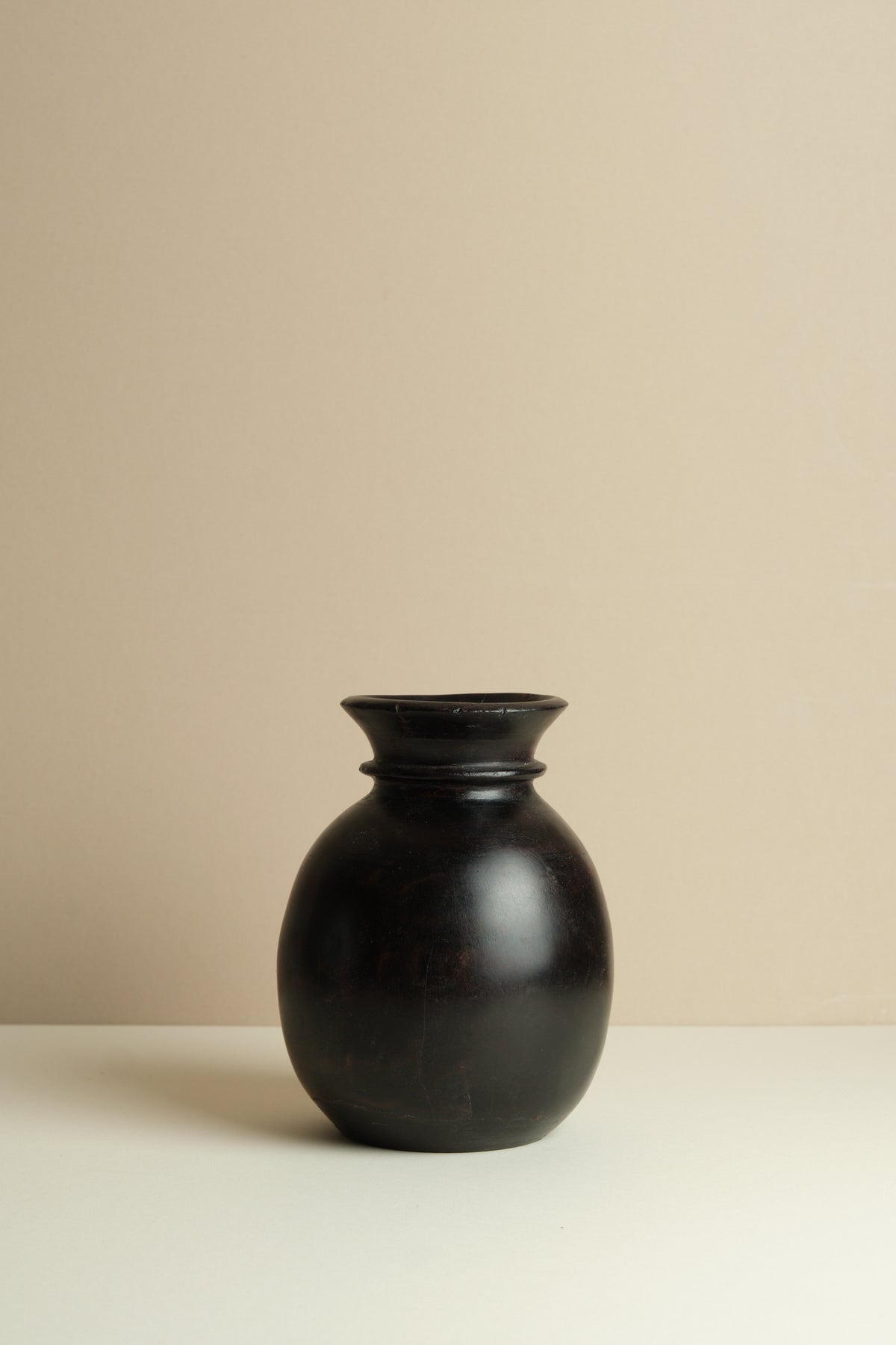 Vintage Wooden Oil Pots