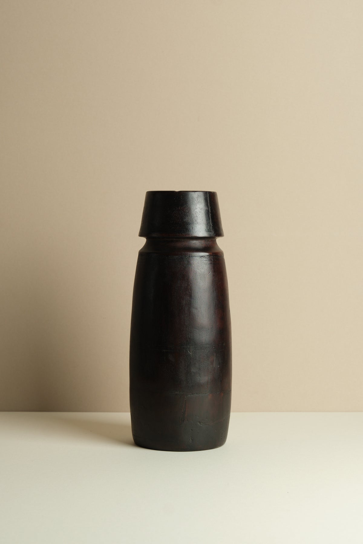 Vintage Wooden Oil Pots