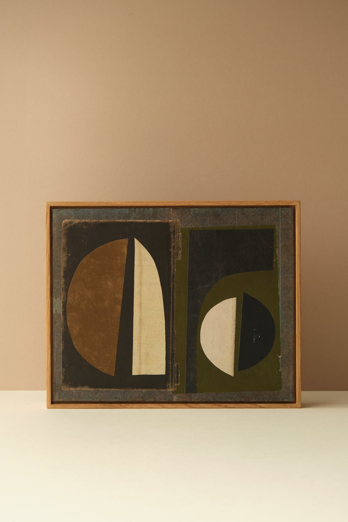 Vintage Book Cloth Artwork - Splits
