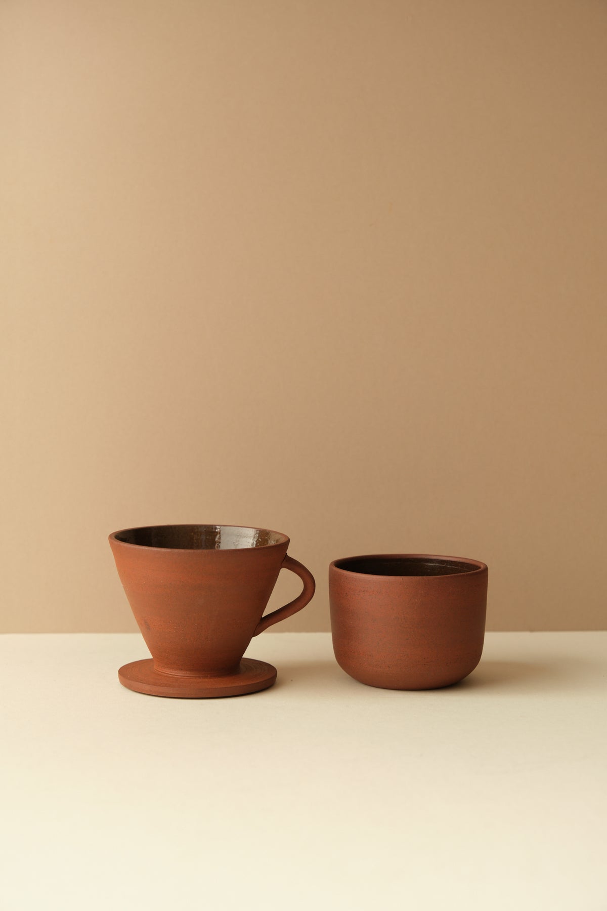 Coffee Grounds Cup and Dripper