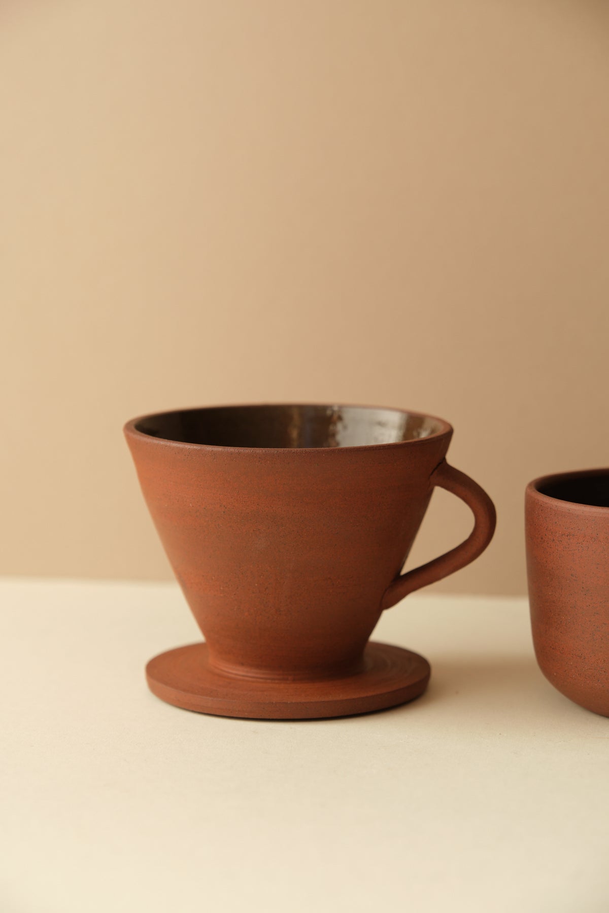 Coffee Grounds Cup and Dripper