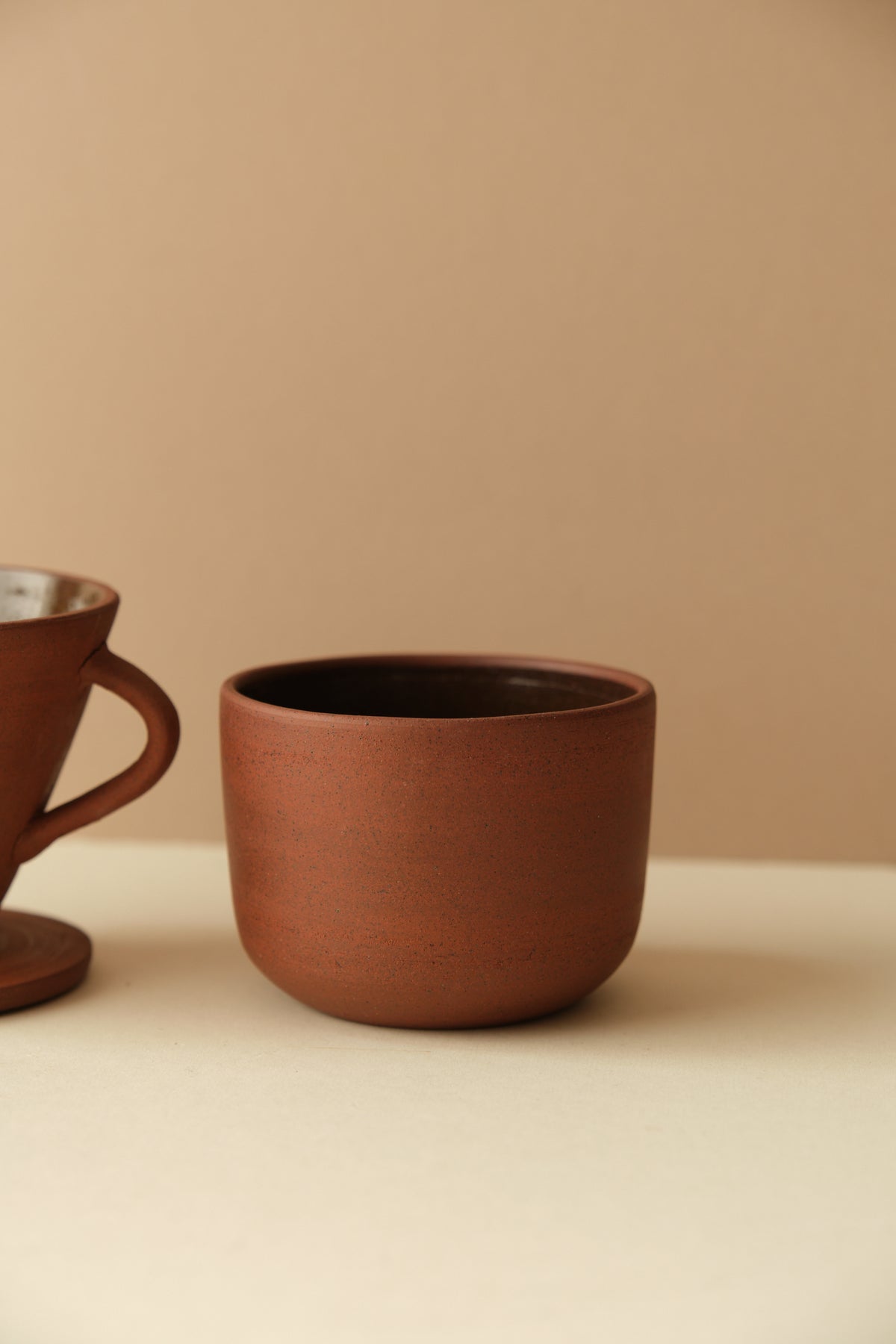 Coffee Grounds Cup and Dripper