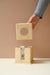 Yellow Blockprinted Tissue Box