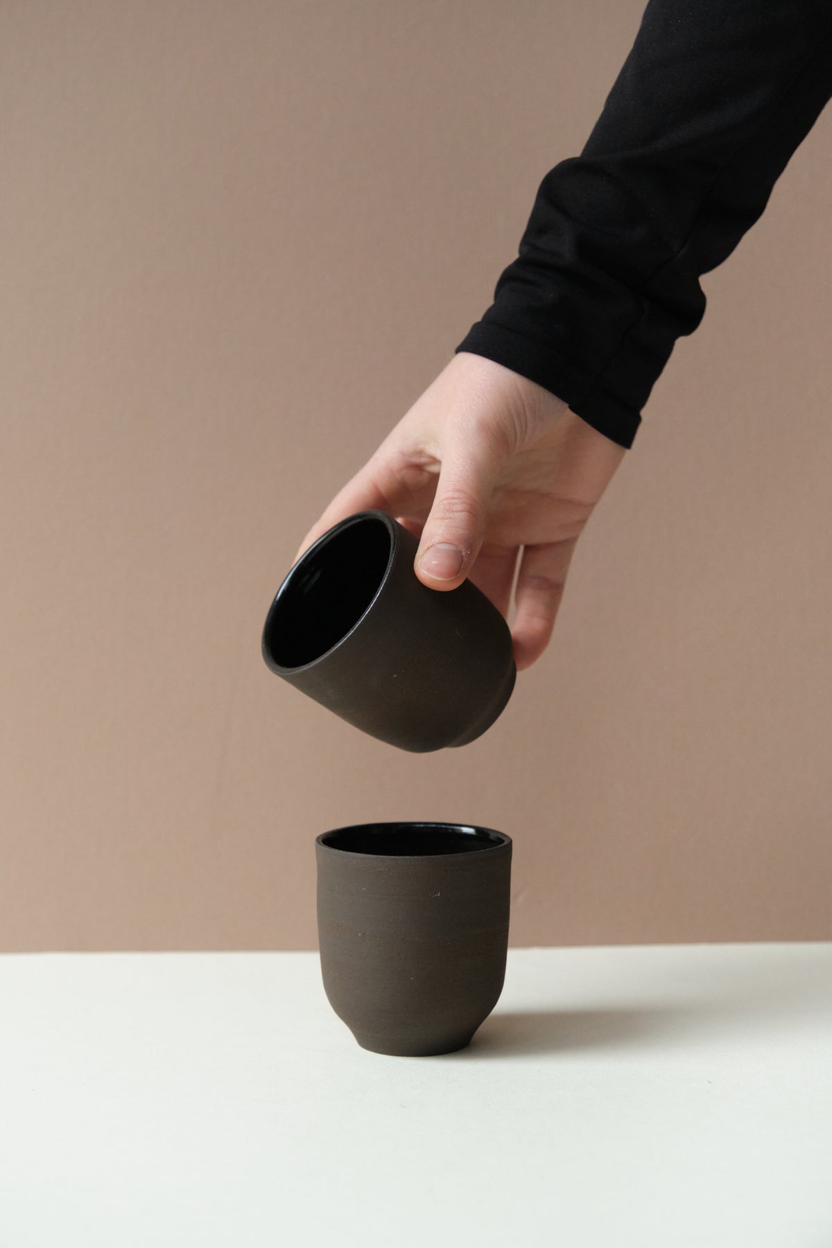 Black Clay Espresso Cup