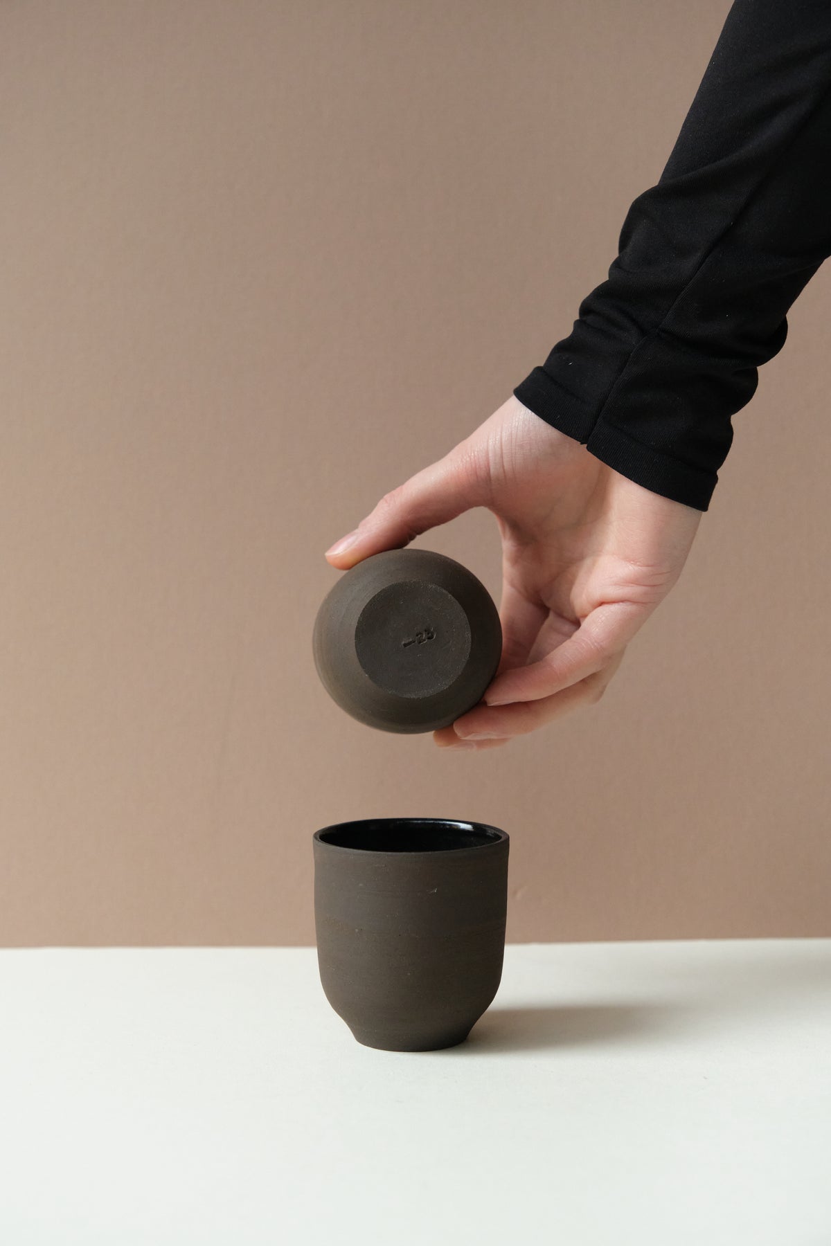 Black Clay Espresso Cup