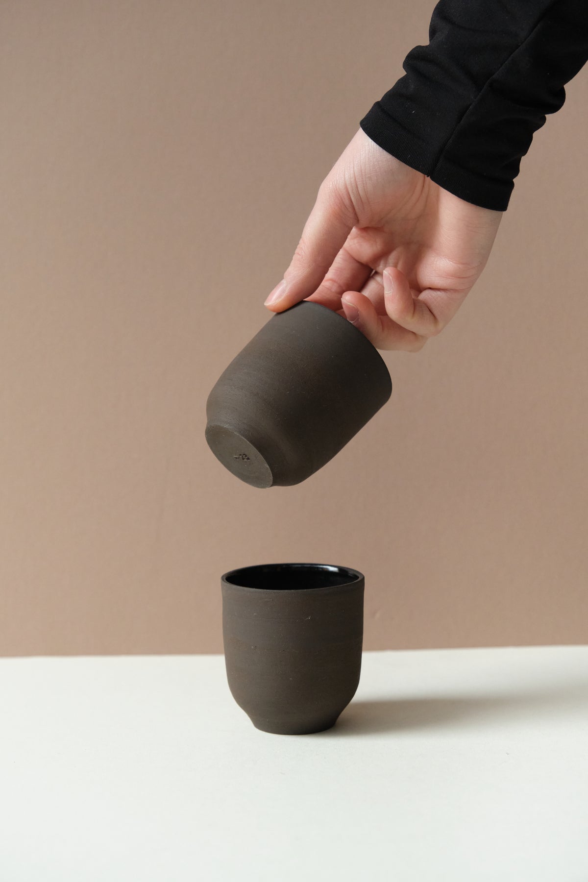 Black Clay Espresso Cup