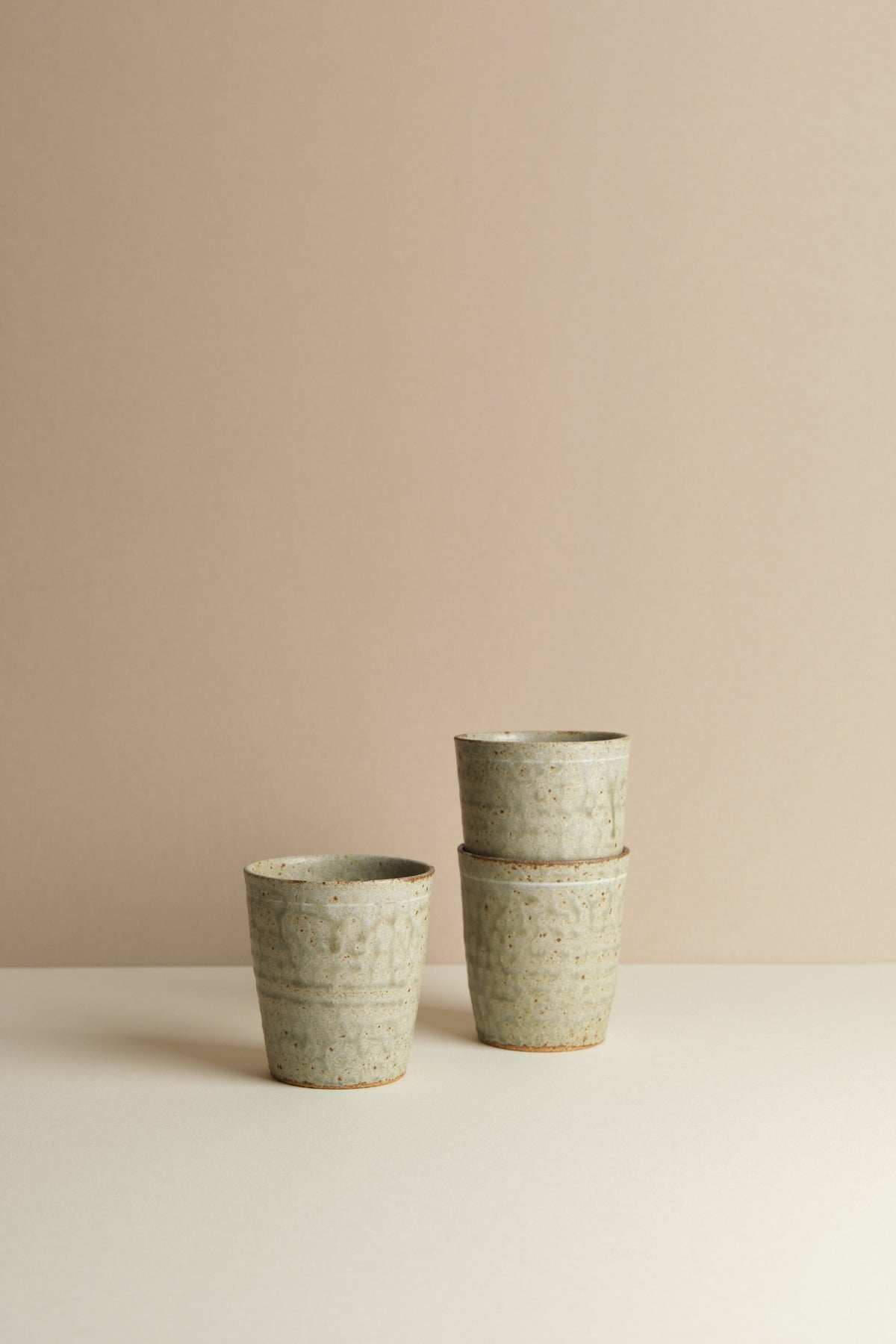 Ash Glaze Inlaid Beaker