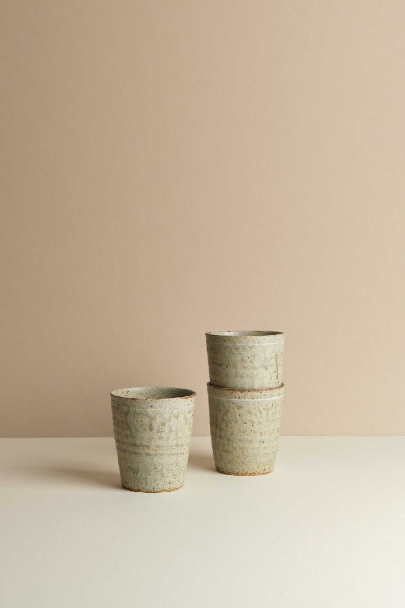 Ash Glaze Inlaid Beaker
