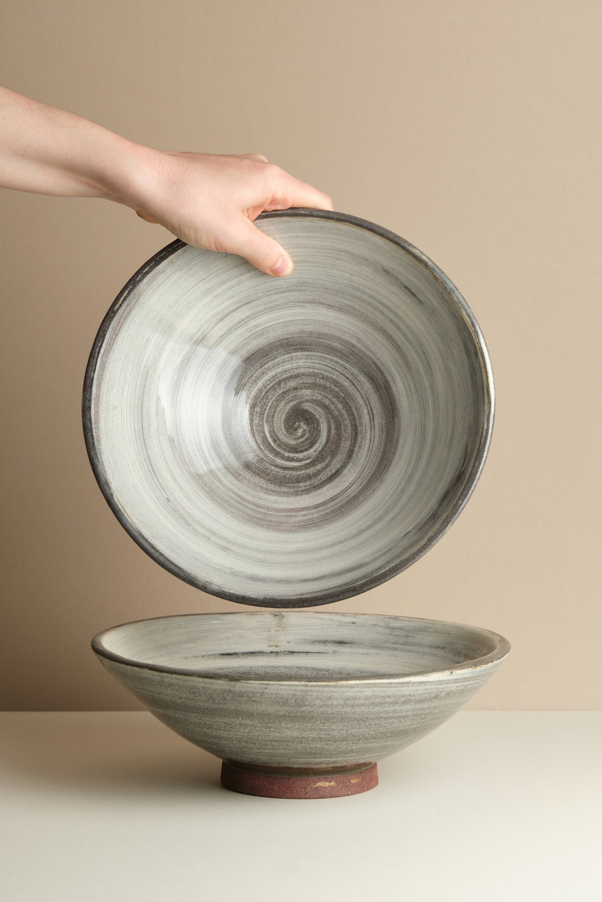 Slip Glaze Fruit Bowl