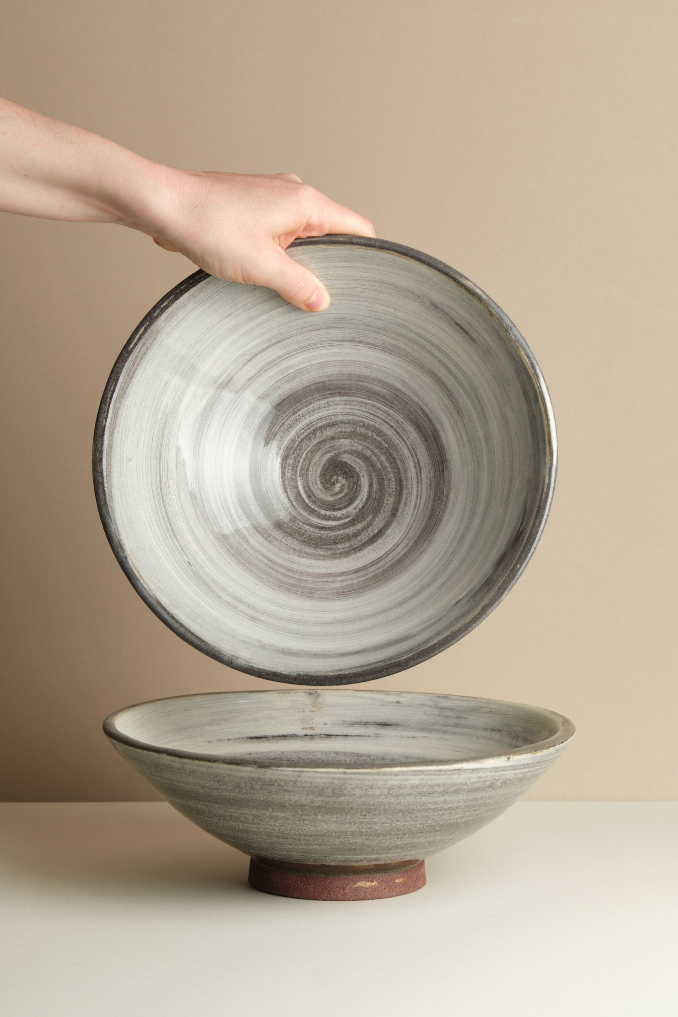Slip Glaze Fruit Bowl