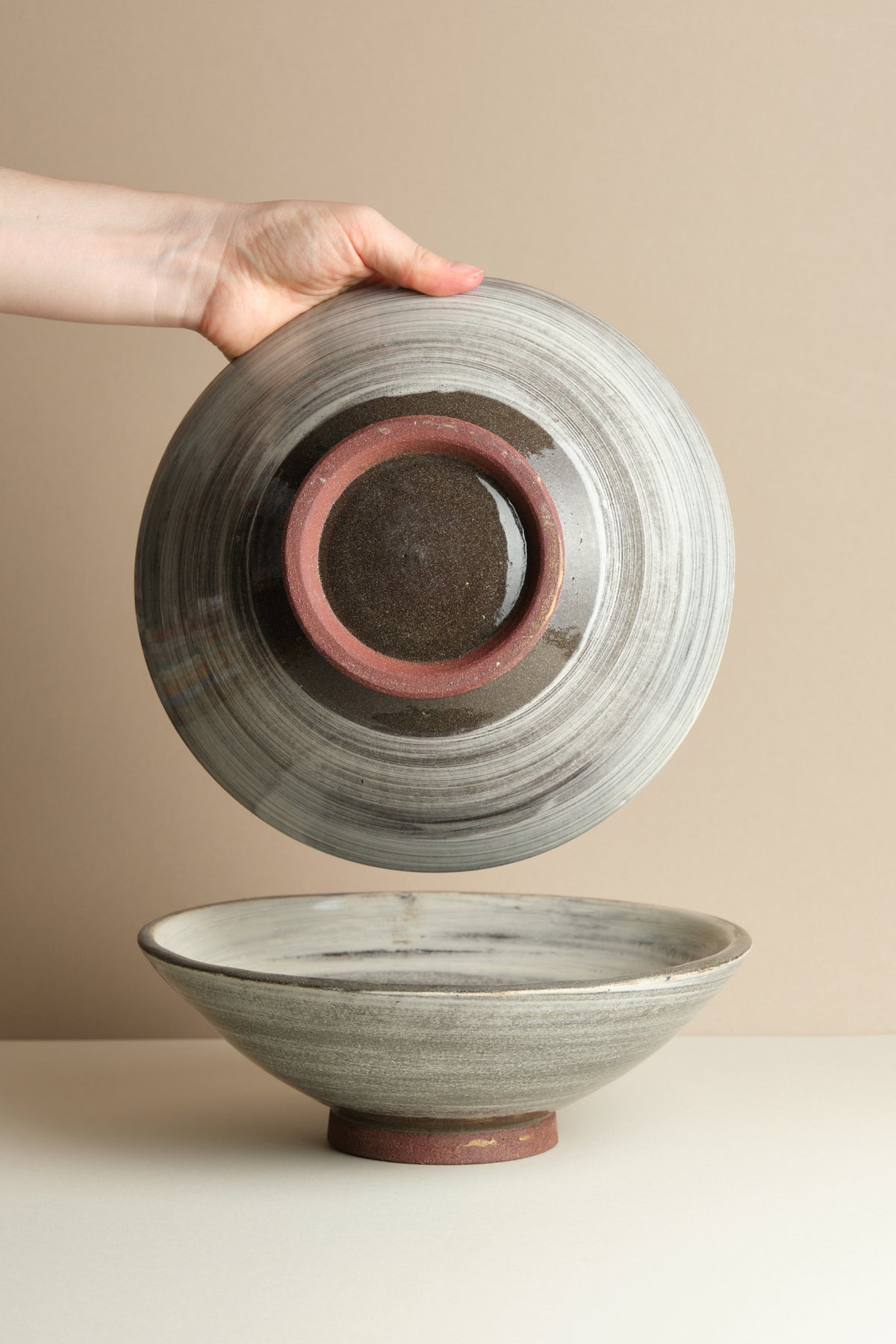 Slip Glaze Fruit Bowl