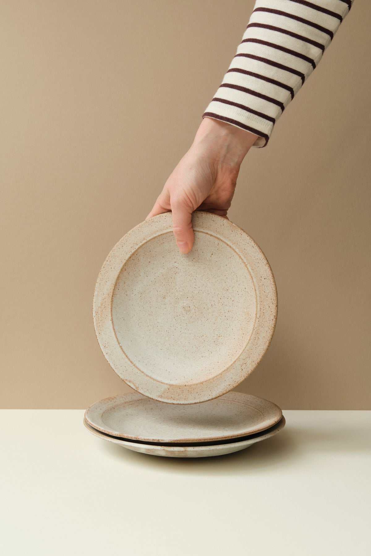 Matt Glaze Breakfast Plate by Sayaka