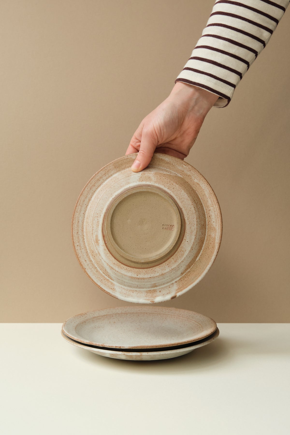 Matt Glaze Breakfast Plate by Sayaka