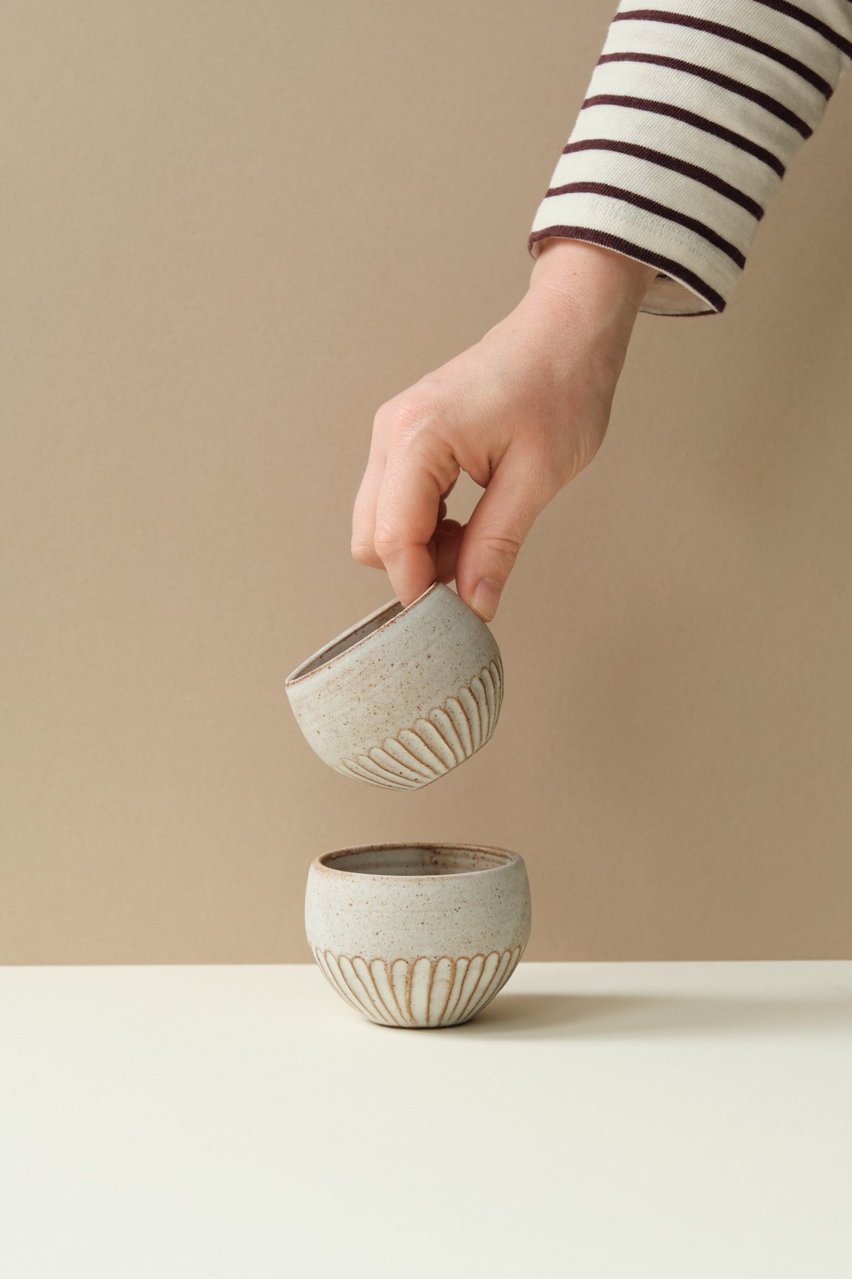 Carved Cortado Cup by Sayaka