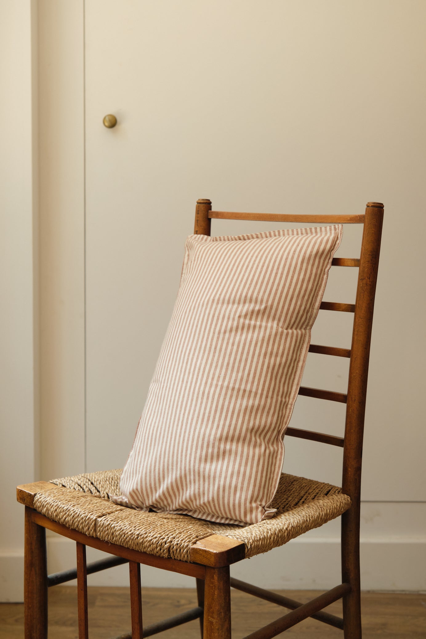 Beige Stripe Cushion