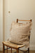 Brown Gingham Ruffle Cushion