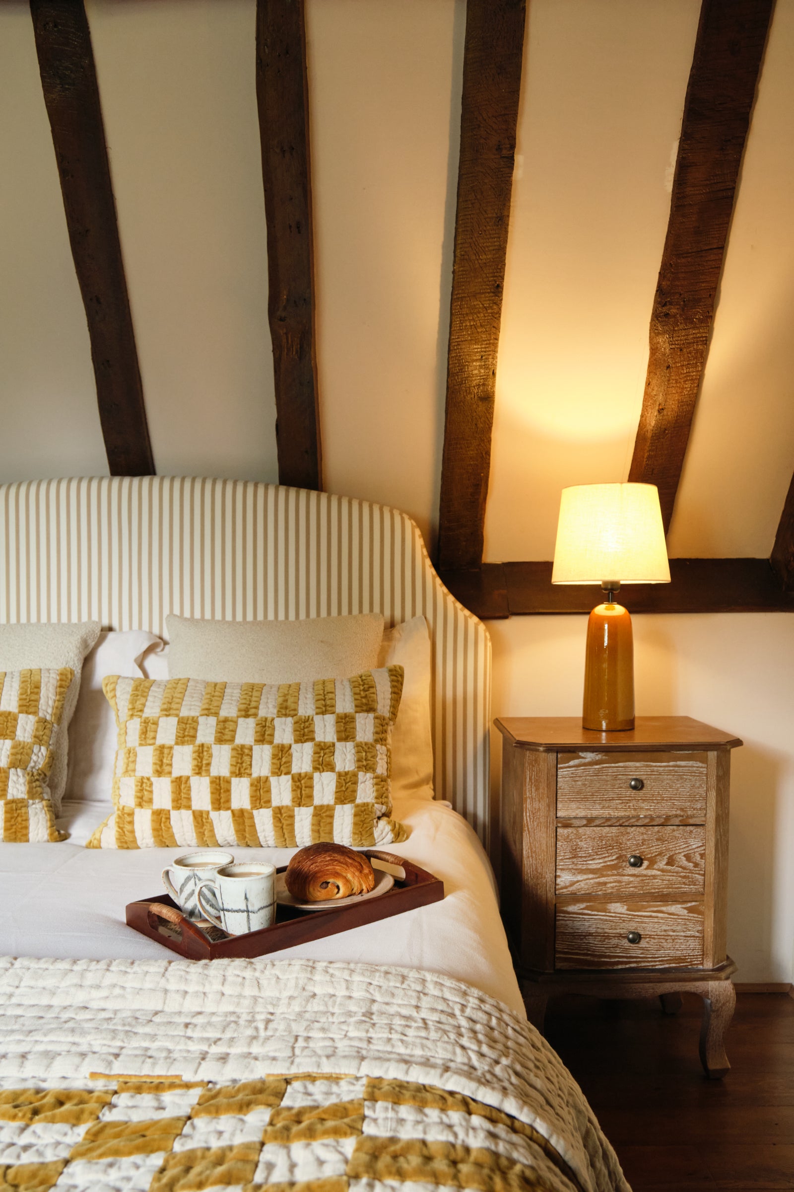 Mustard Velvet Cushion